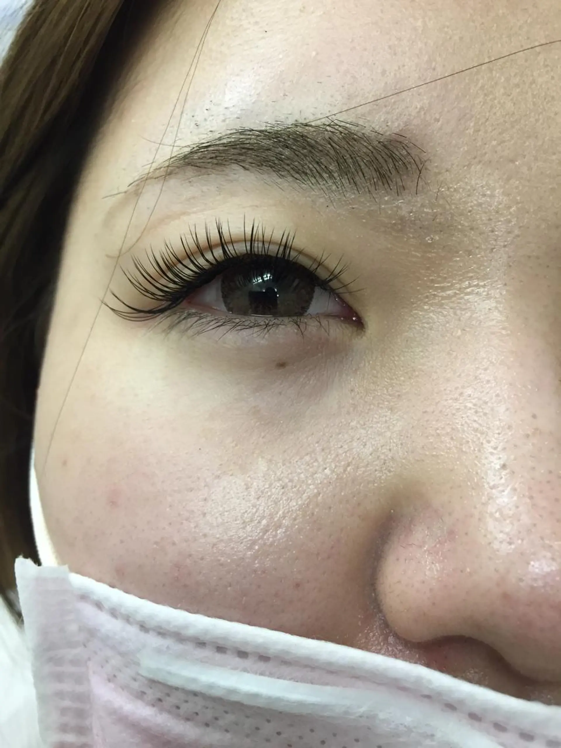 マツエク・マツパ 目尻長め シルク linda lashesのマツエク・マツパデザイン