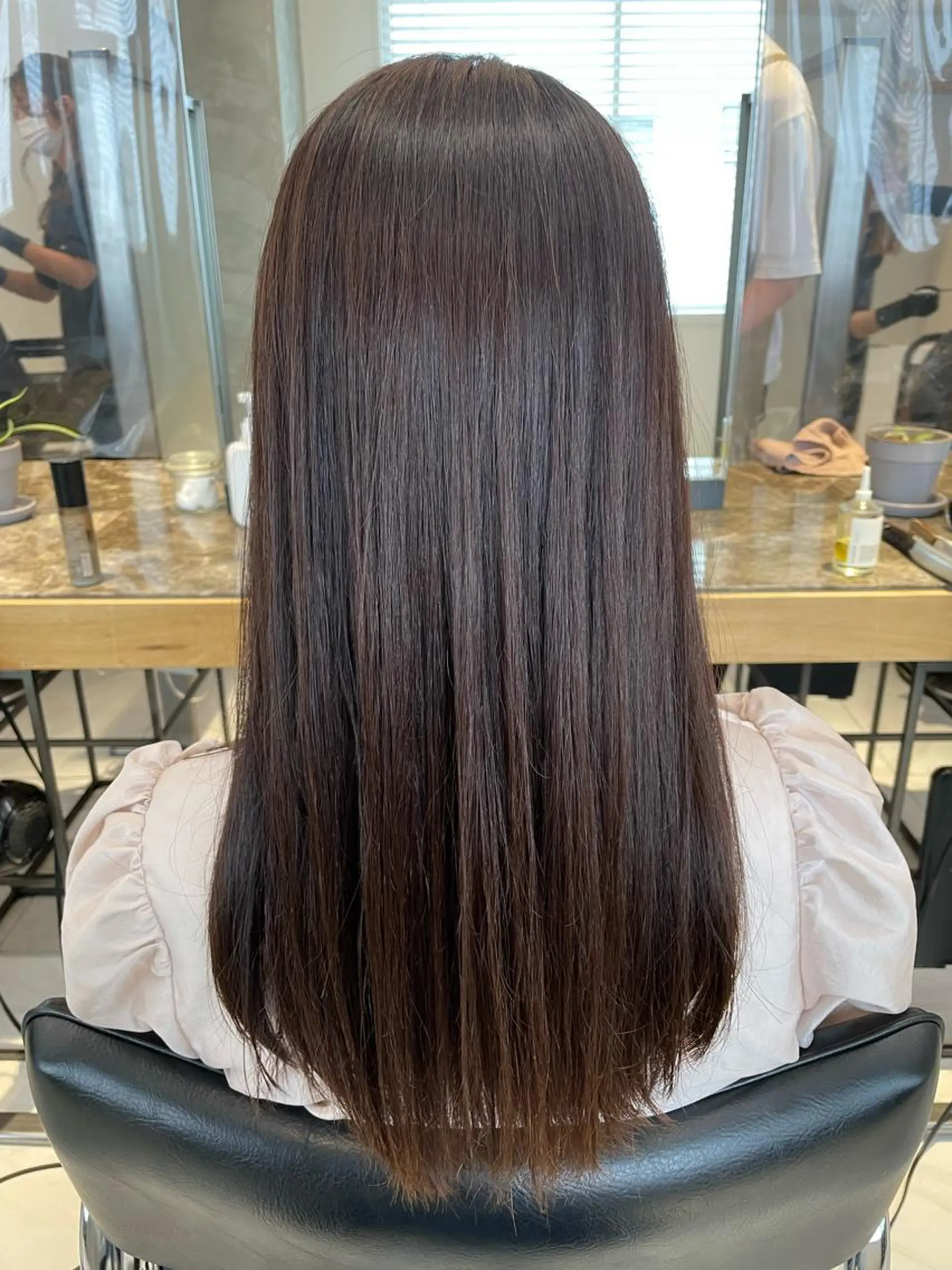 ロング カット 縮毛矯正 トリートメント 🦕小林 大地🦕のヘアスタイル