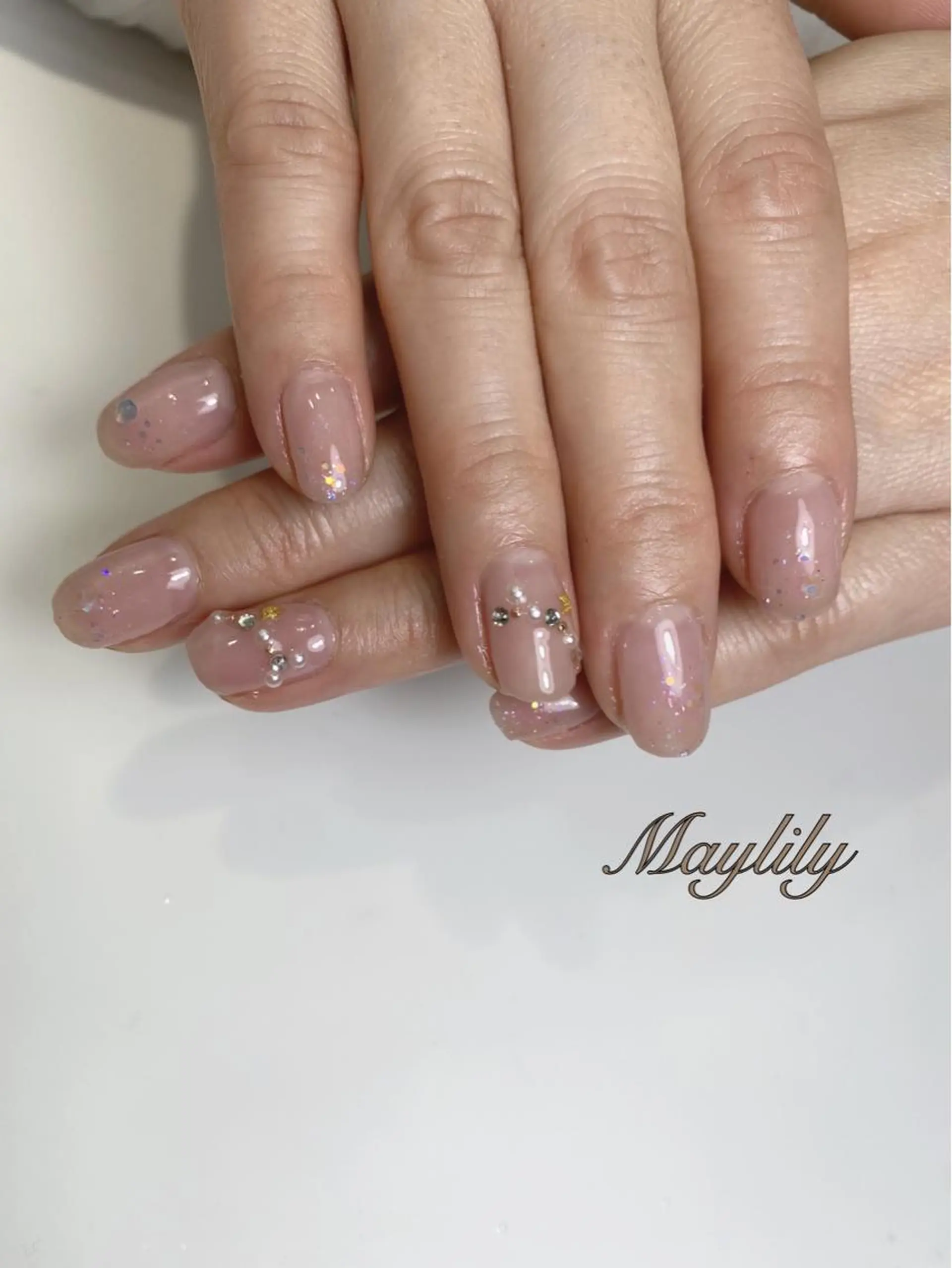 ネイル 持ち込み ハンドネイル Nail salon Maylilyのネイルデザイン