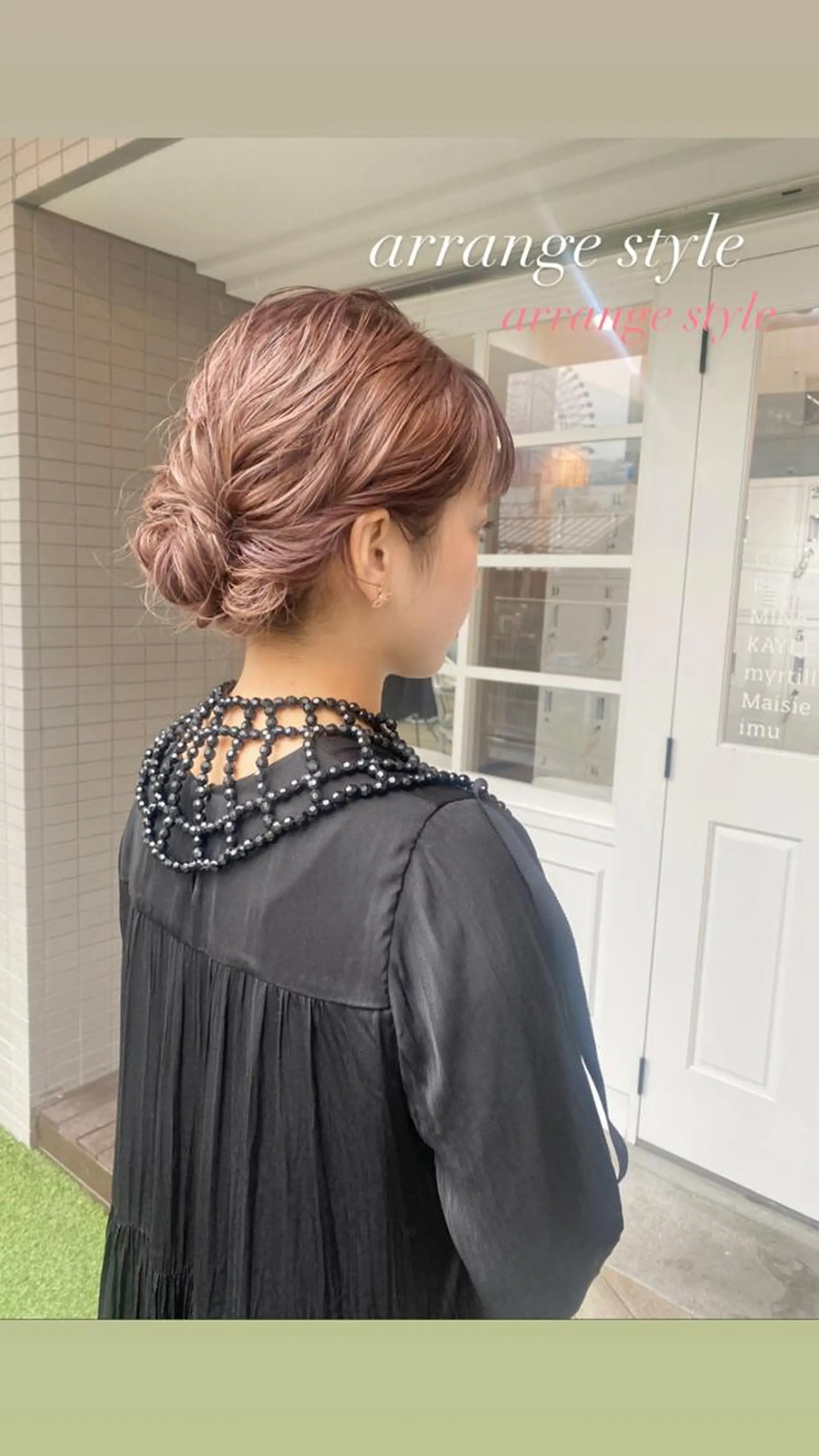 ミディアム ヘアセット 似合わせ大得意美容師 .Haruka.のヘアスタイル