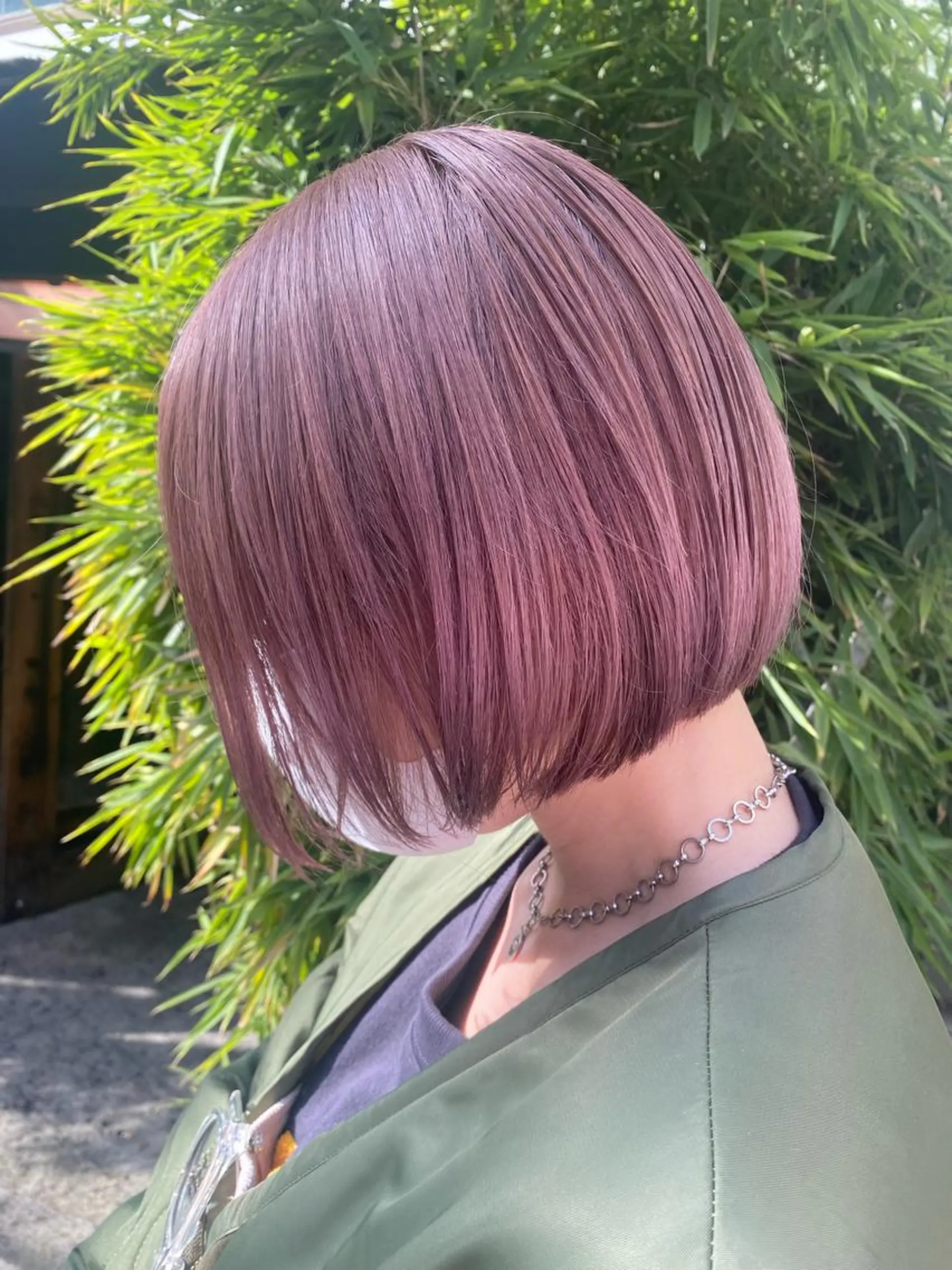 ショート カラー ピンクカラー ボブ ヘアカラー Hayashi Shioriのヘアスタイル