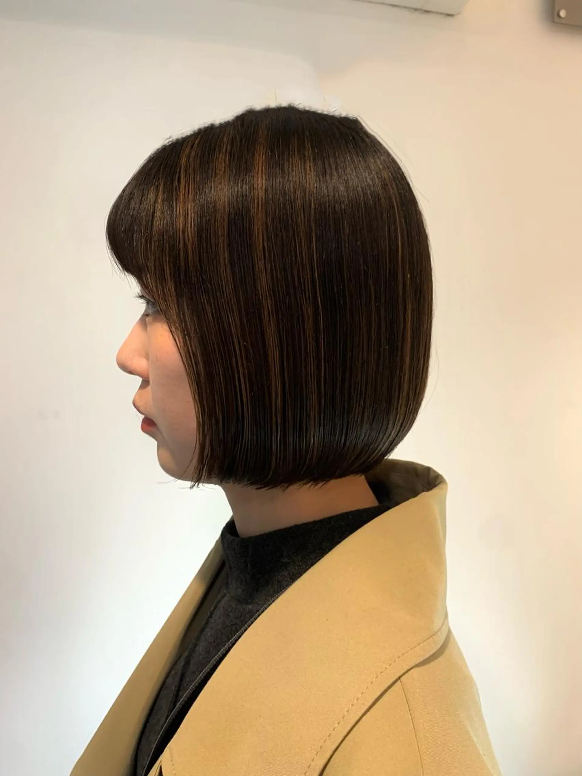 ミディアム Agu  hair  grove 金沢八日市店所属・名竹聖治/透明感 カラー/縮毛矯正のヘアスタイル