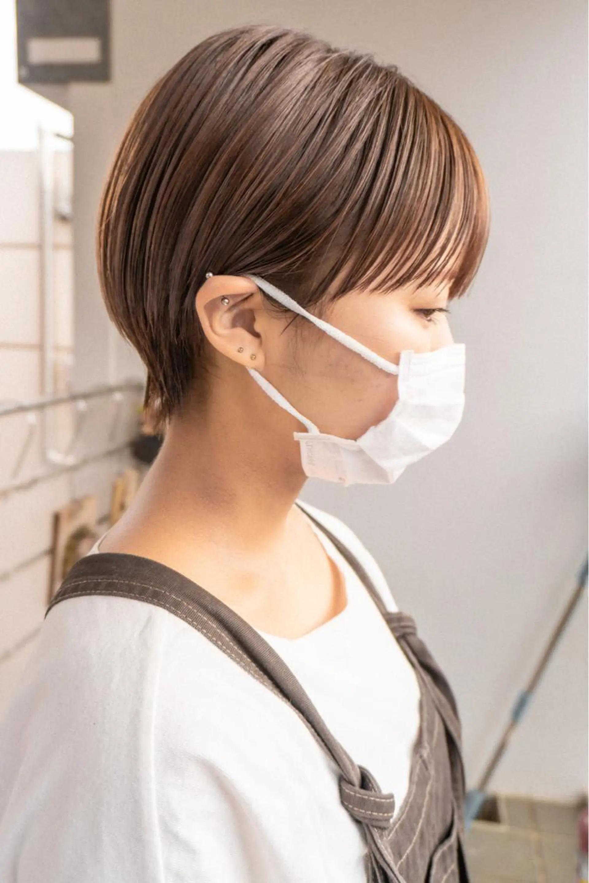 ショート カラー ショート/レイヤー なら石井知希のヘアスタイル