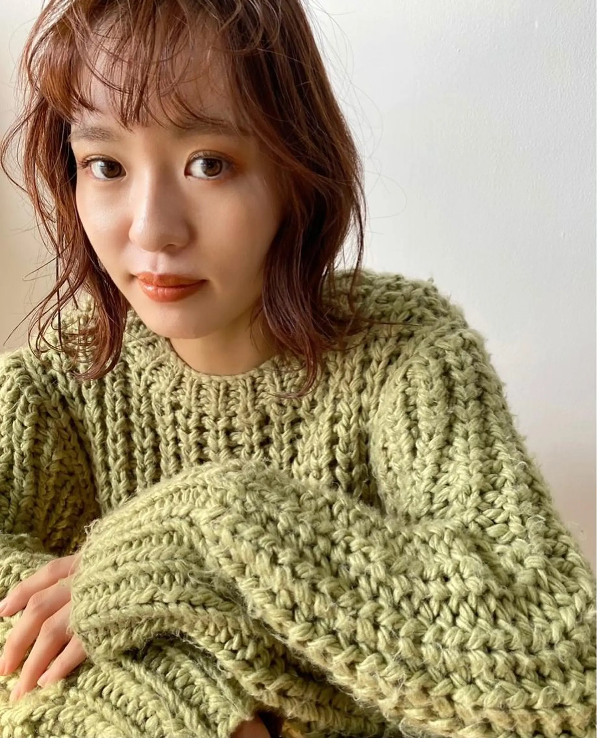 ミディアム arisa/暖色 /伏見/レイヤーのヘアスタイル