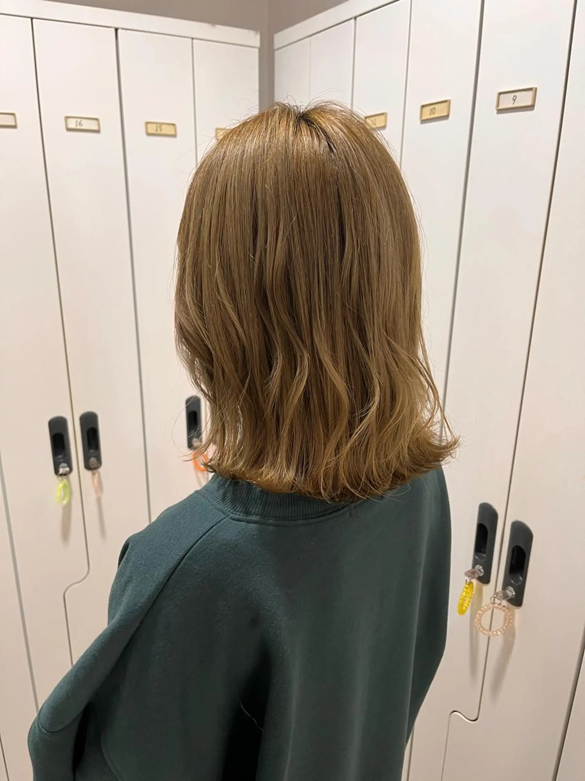 ミディアム ぷつっとボブ/ちゅる ピンク/mika☆のヘアスタイル