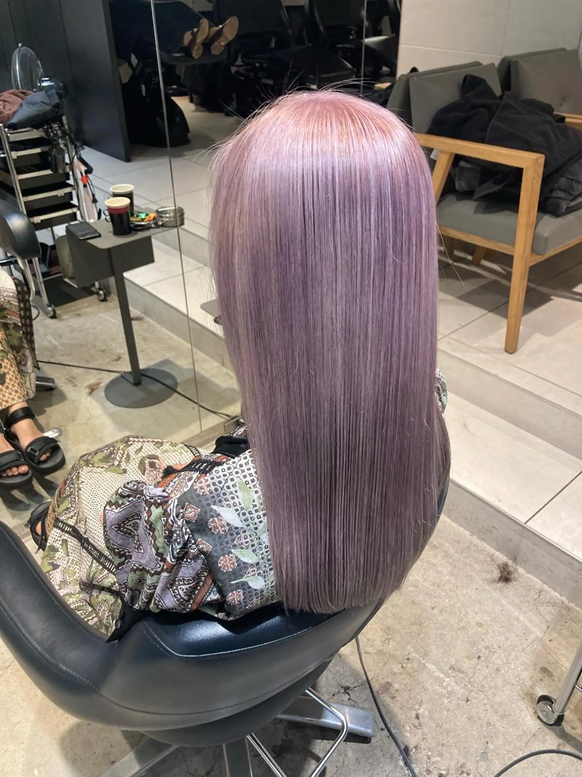 ミディアム カラー ラベンダーカラー 🌈ウルトワ水素 髪質改善naru🌈のヘアスタイル