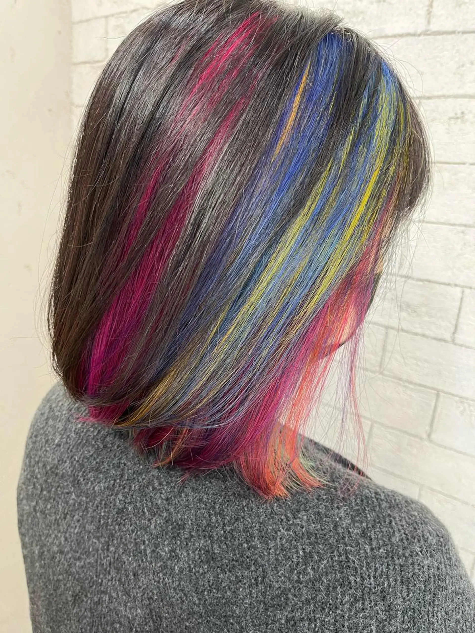 ミディアム カラー 🦋YUI 髪質改善 ブリーチ　着付け🦋のヘアスタイル