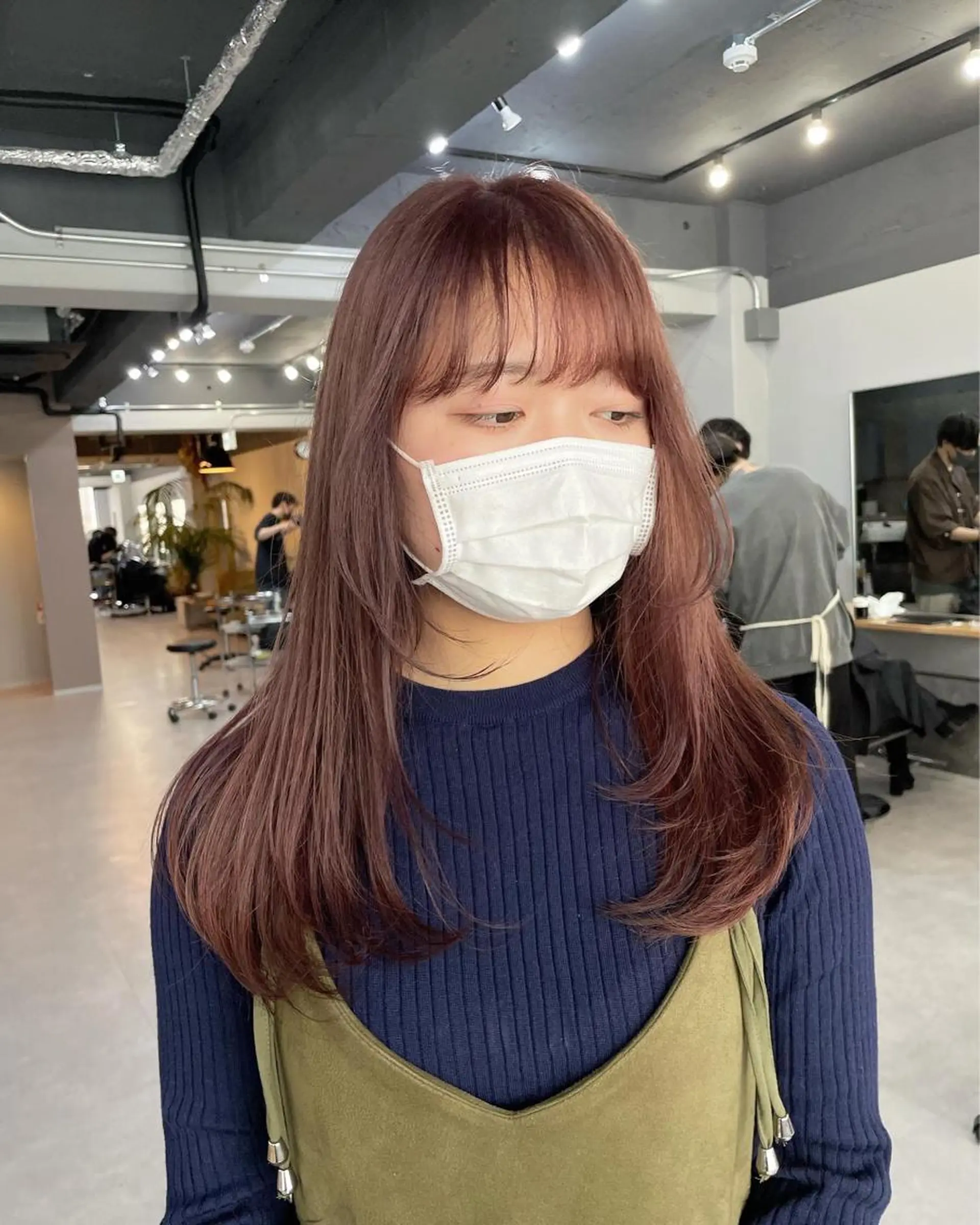 ロング カラー ミルクティーベージュ ❤︎レイヤー　MIAのヘアスタイル