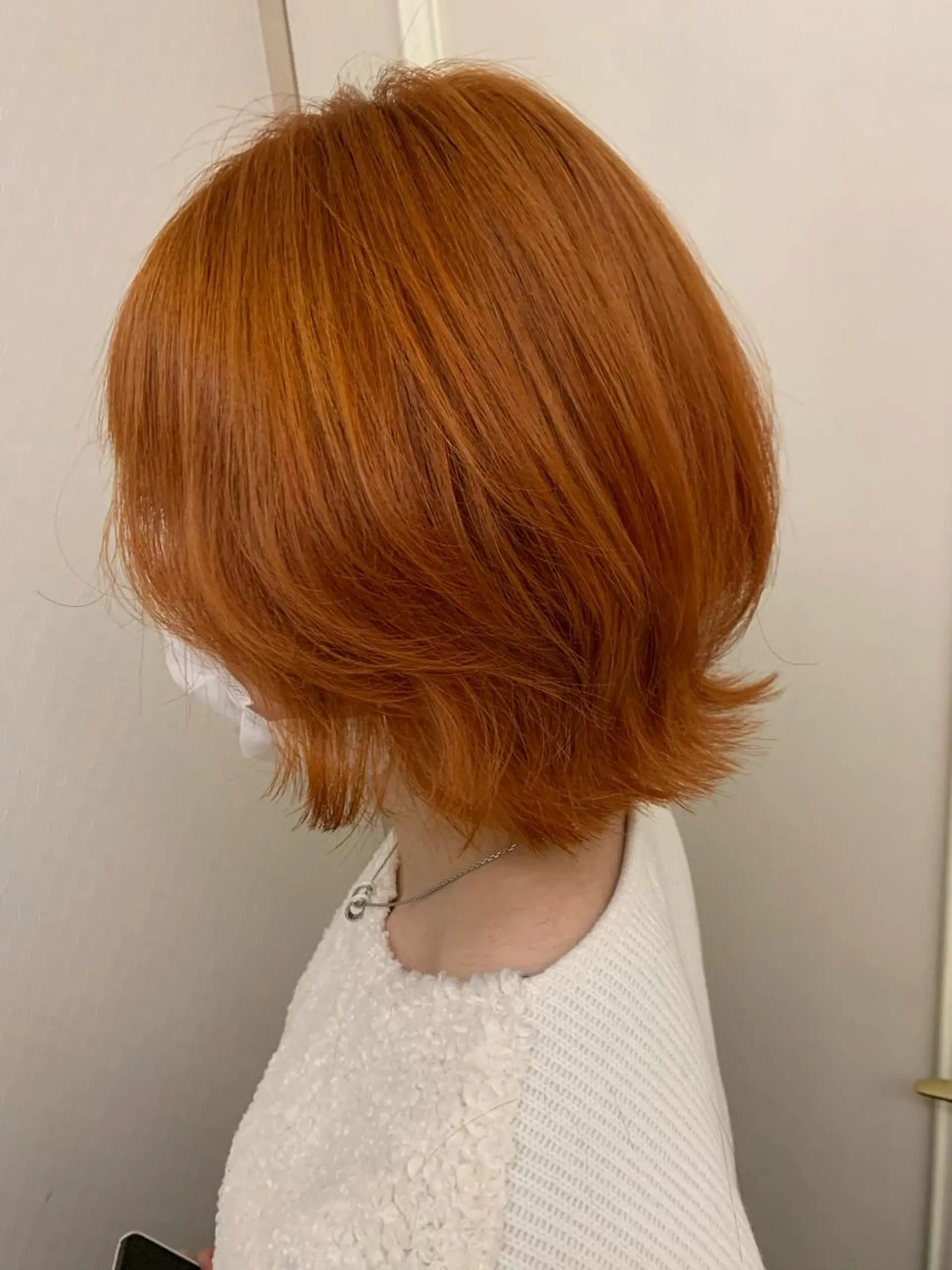 ショート カラー 韓国ヘア/暖色カラー 新美多英のヘアスタイル