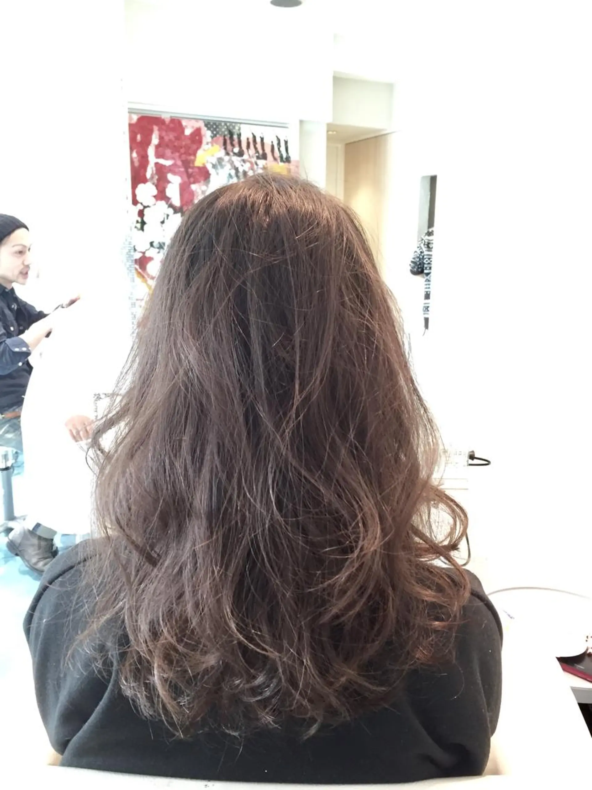 セミロング カラー 色気レイヤー& ショートはお任せ🌟のヘアスタイル