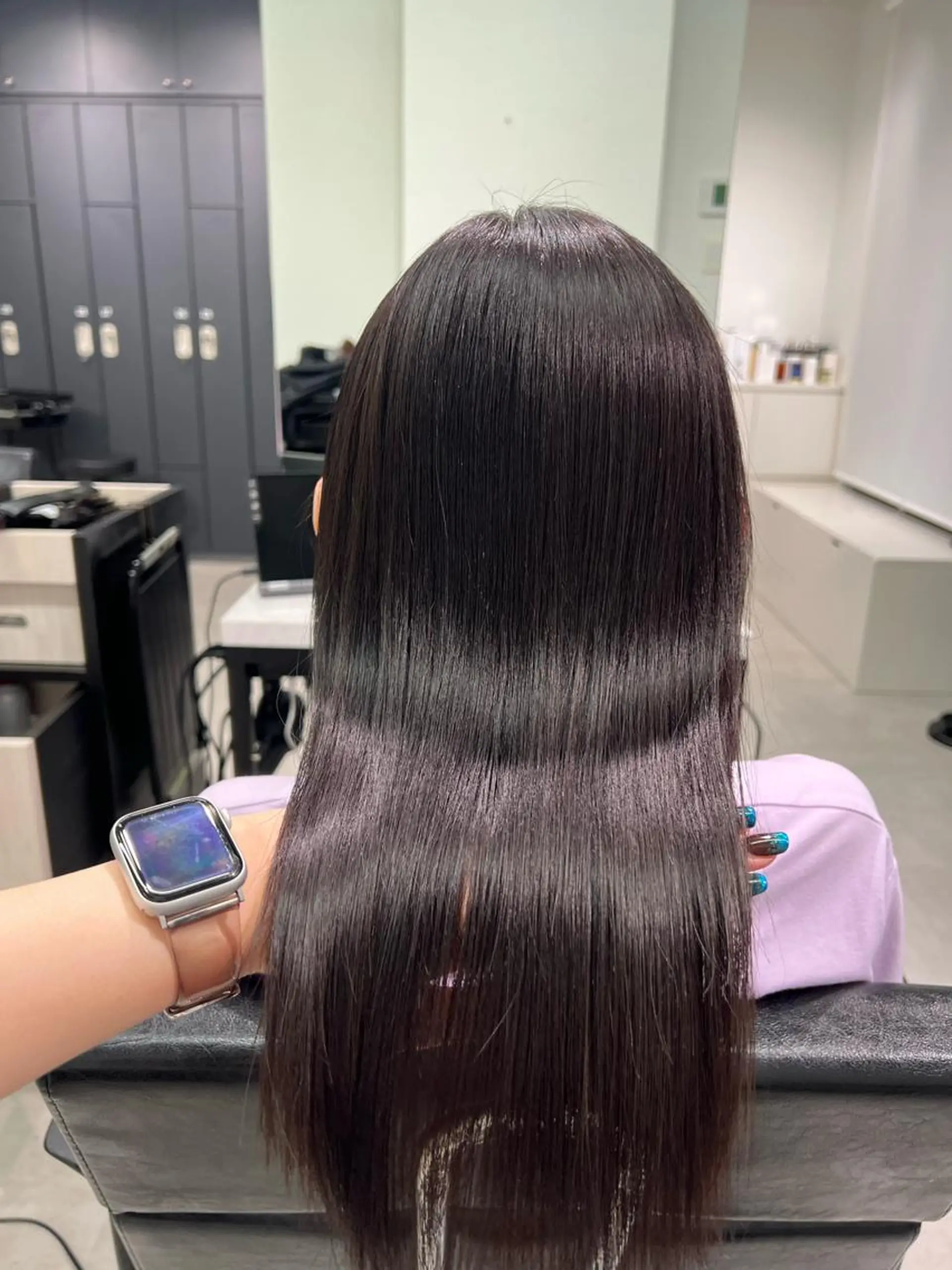 ロング カラー kei/透明感カラー /縮毛矯正/メンズのヘアスタイル