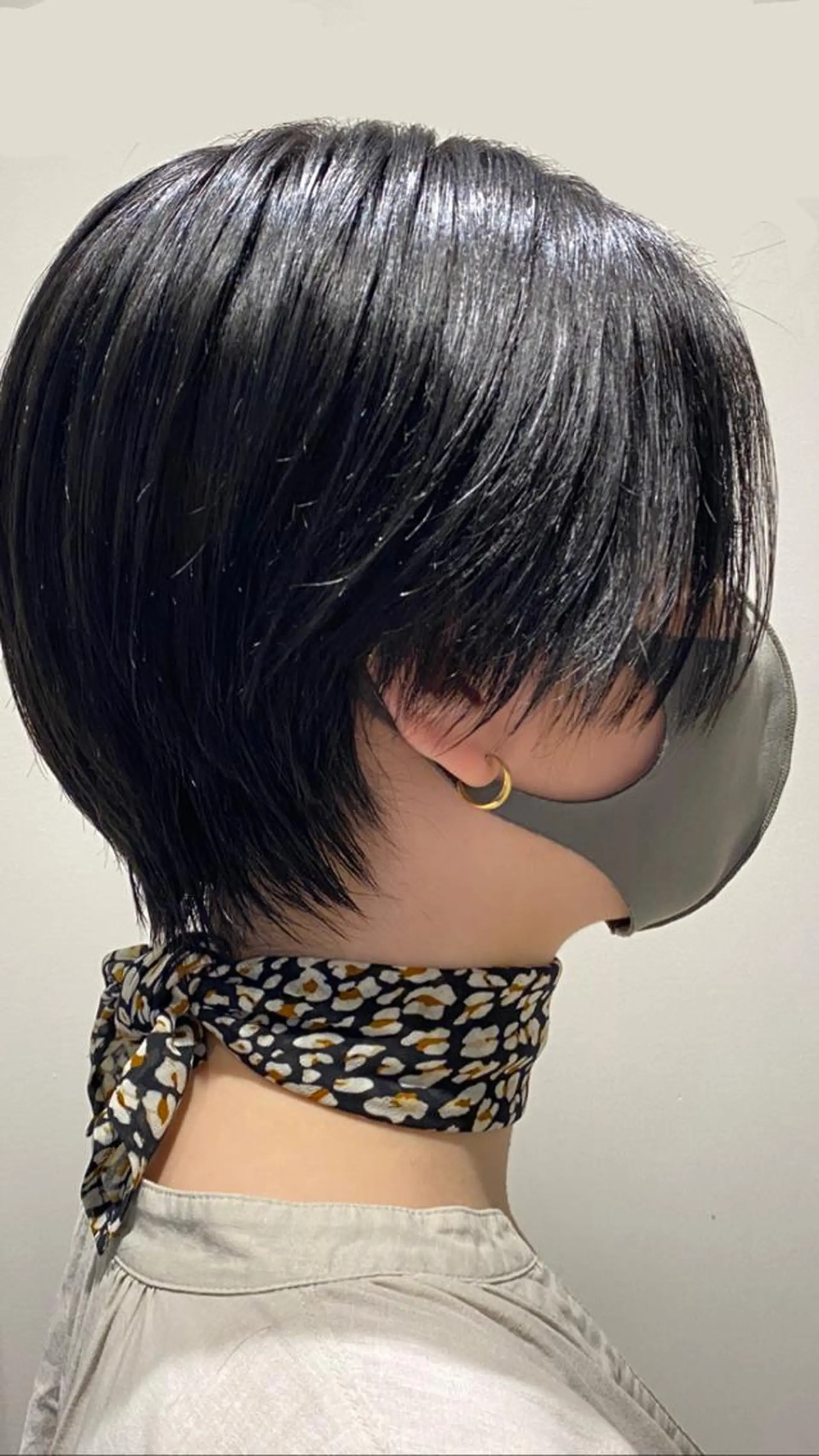 ショート カラー パーマ グレージュ/レイヤー /韓国ヘア/RISAのヘアスタイル