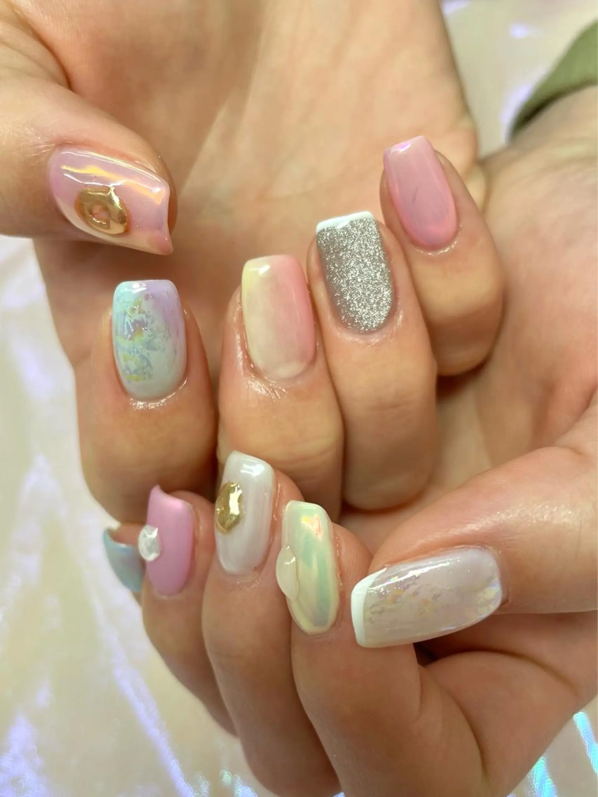 ネイル パステルネイル 春ネイル Nail salon Euphoria所属・Nail salon Euphoriaのネイルデザイン