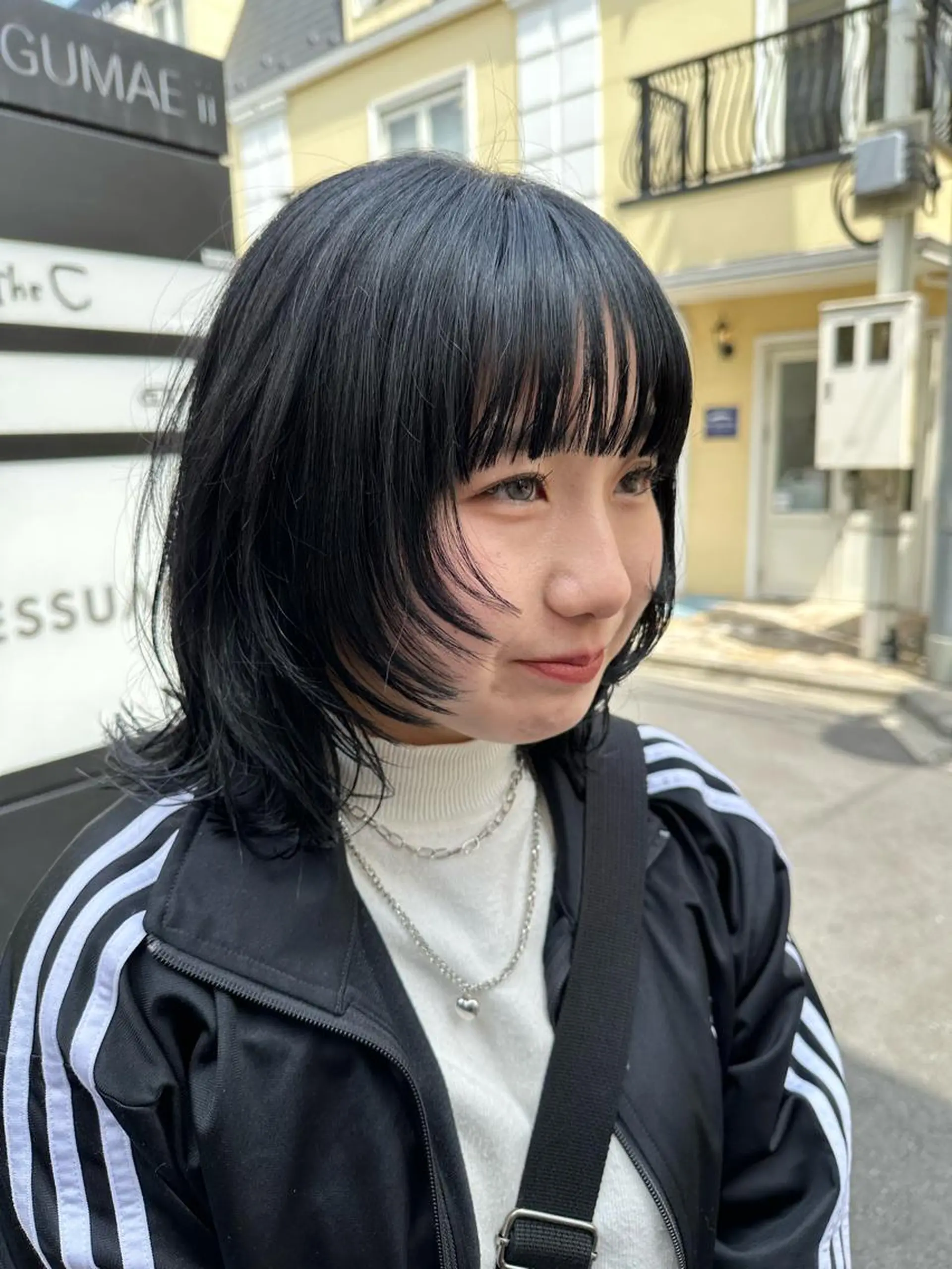 ミディアム カラー 透明感カラー トリートメント 骨格・似合わせカット 【原宿】Fukaのヘアスタイル