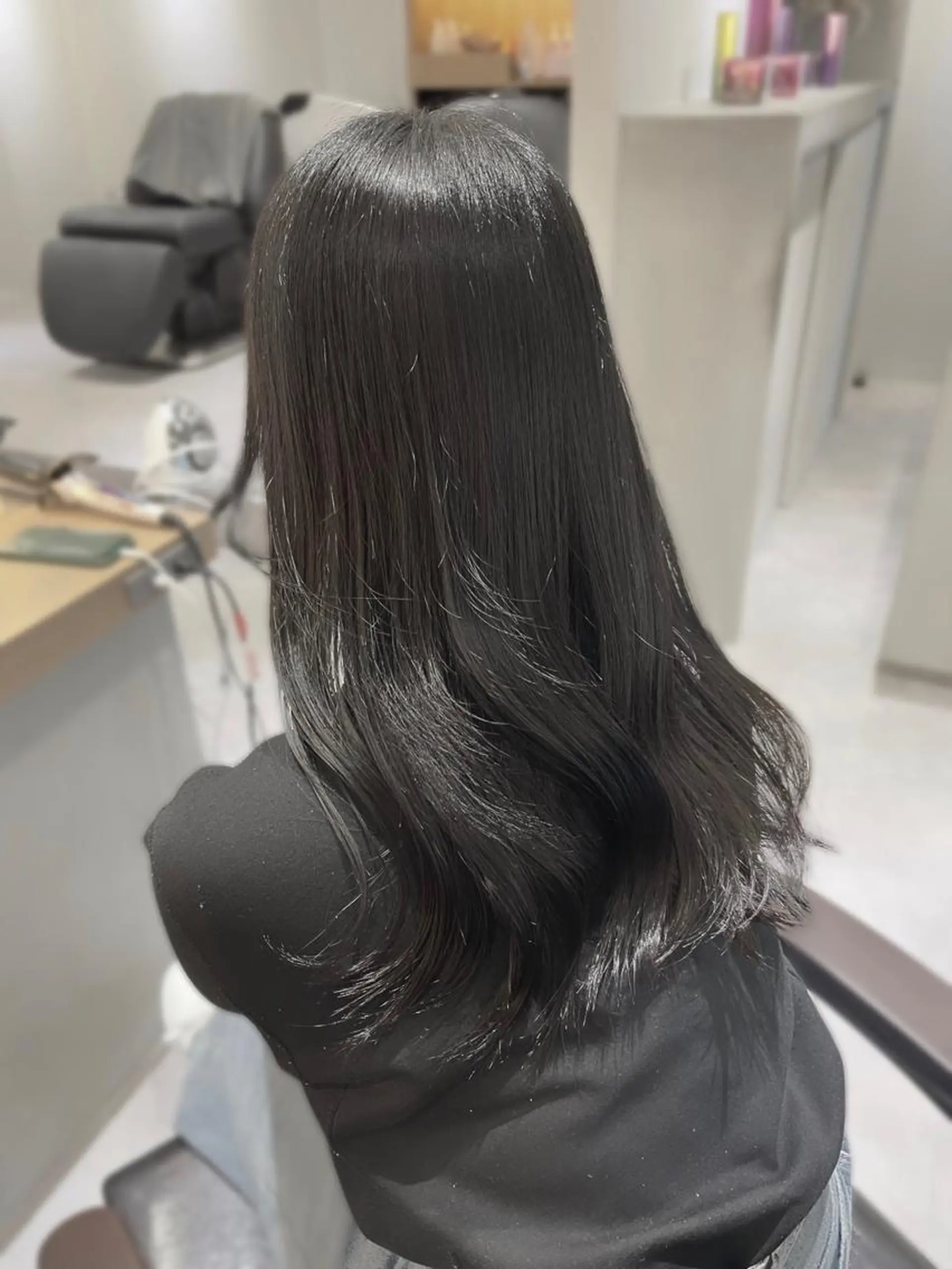 セミロング カラー ブリーチ ヘアカラー トリートメント レイヤーカット/ ブリーチカラー/雅人のヘアスタイル