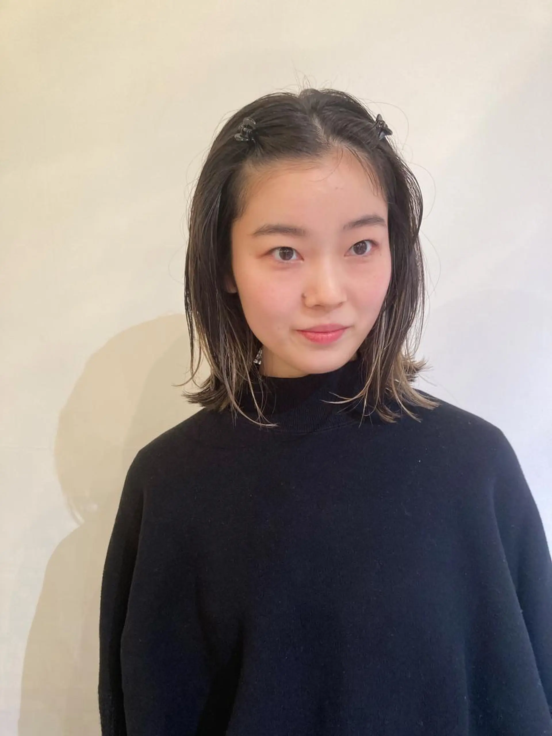 ミディアム ハイライト ヘアカラー お洒落ベージュ🤎 代官山shibukiのヘアスタイル