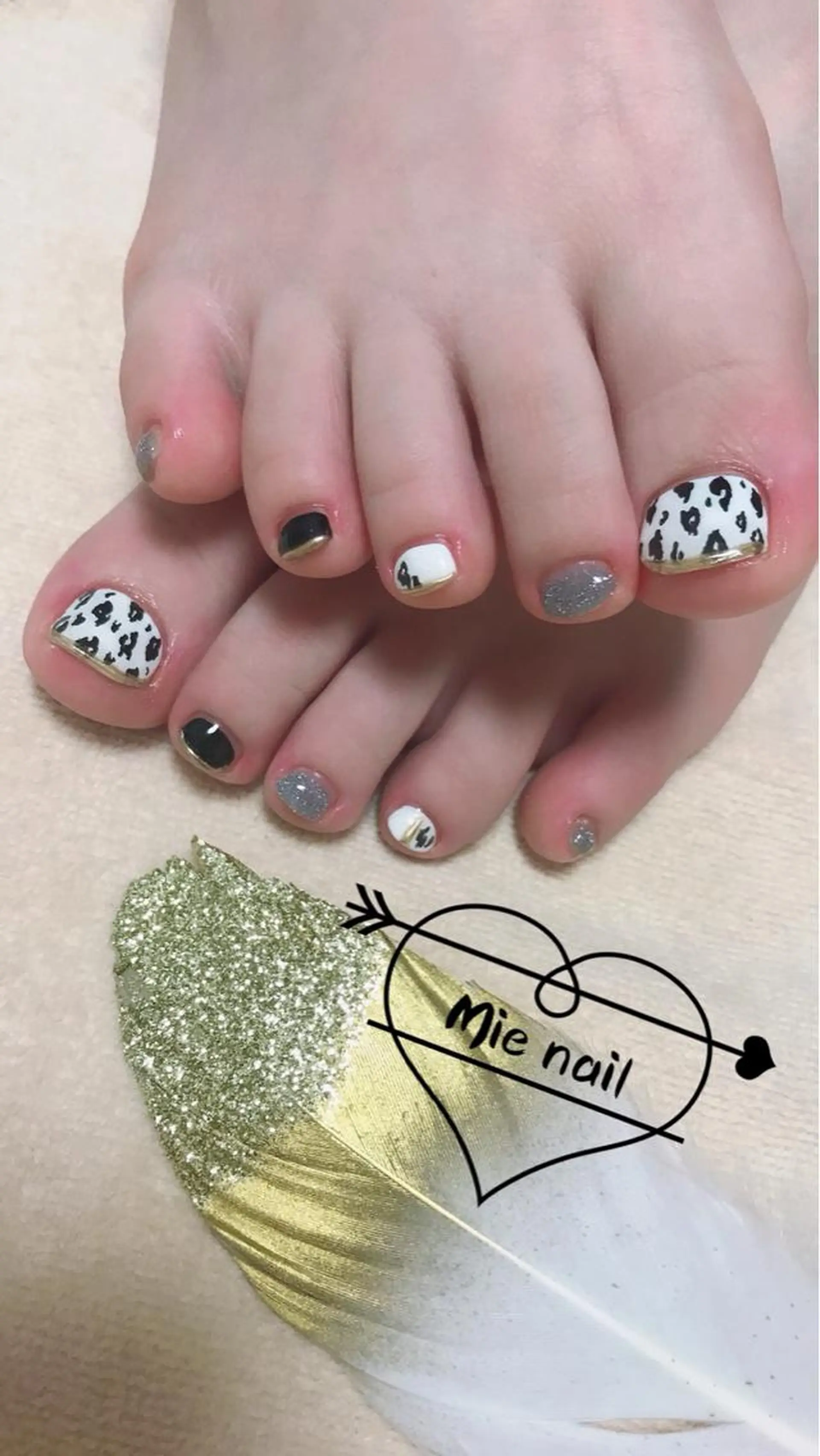 ネイル フットネイル Mie nailのネイルデザイン