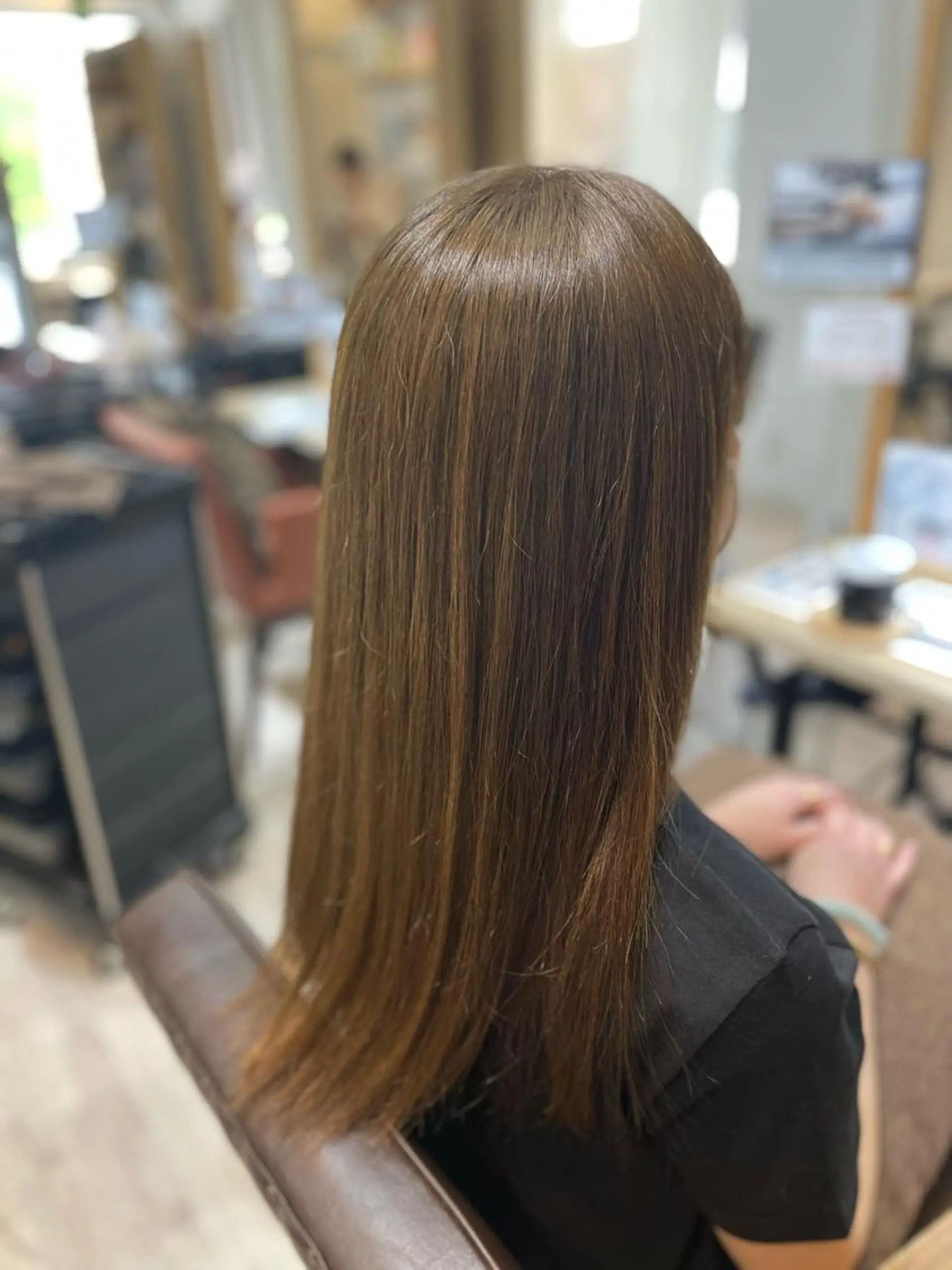 カラー ダブルカラー グレージュ hair make powder 薮本のヘアスタイル