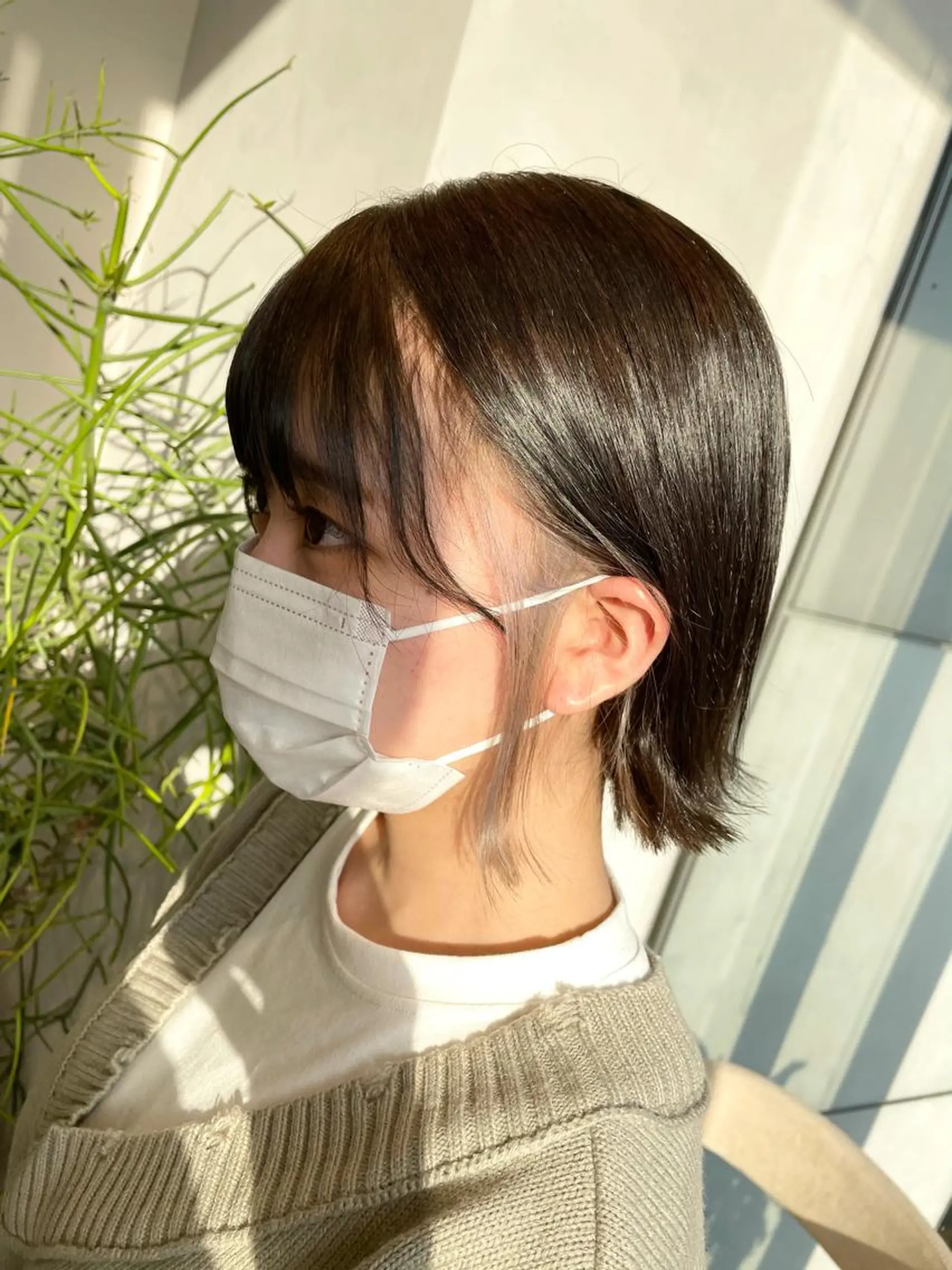 ショート カラー ハイトーン×レイヤー ／遠藤将太のヘアスタイル