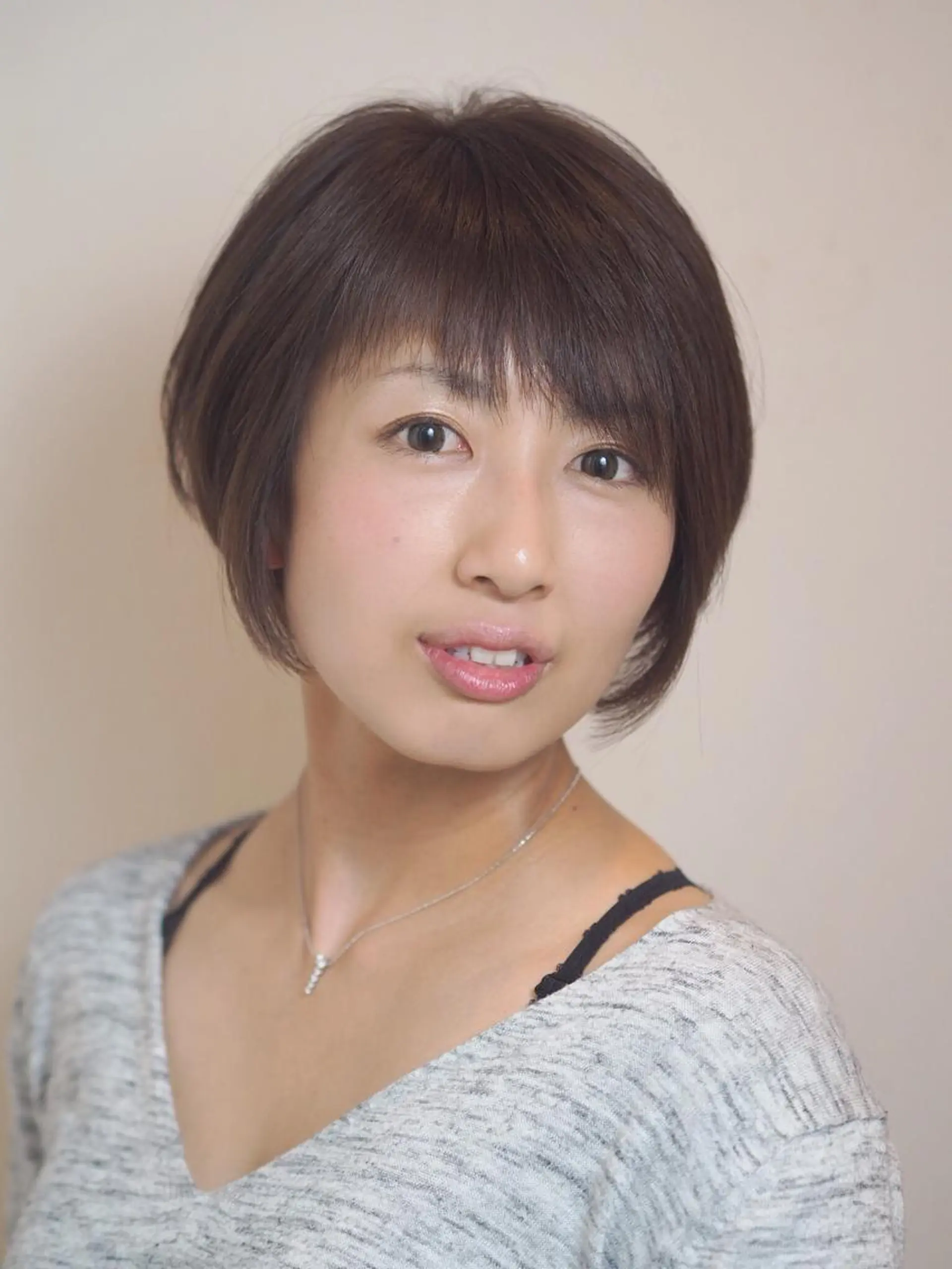 ショート カラー ボブ ショートヘア 坂本 直樹のヘアスタイル