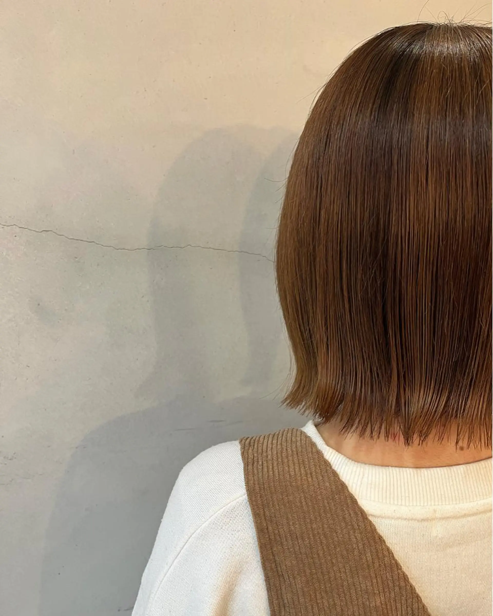 ショート 切りっぱなしボブ ボブ 仲村 夏希のヘアスタイル