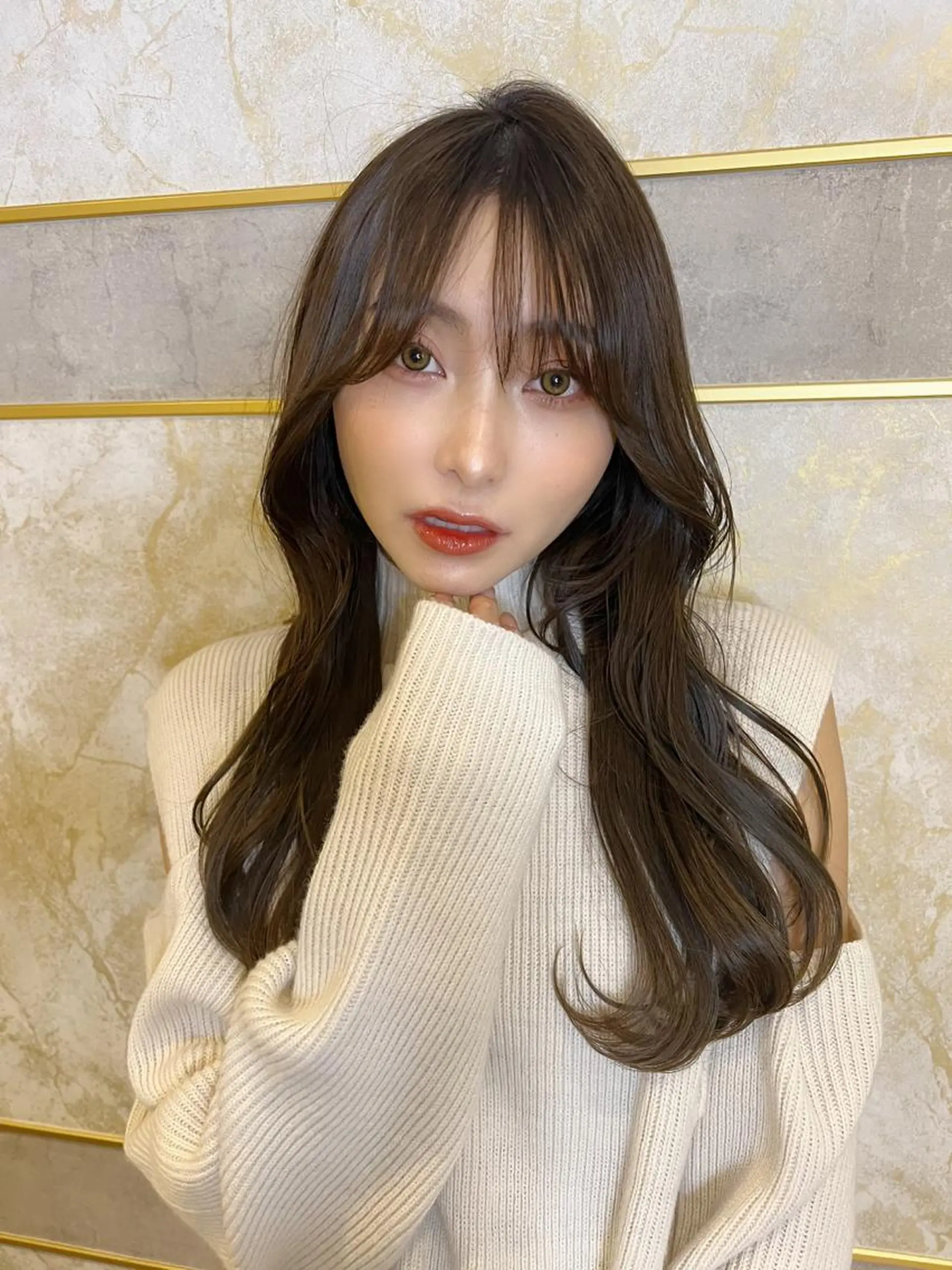 ロング カラー ヘアカラー トリートメント Lond luce心斎橋所属・🍀小川大輔🍀 ボブ/ブリーチ🥇のヘアスタイル