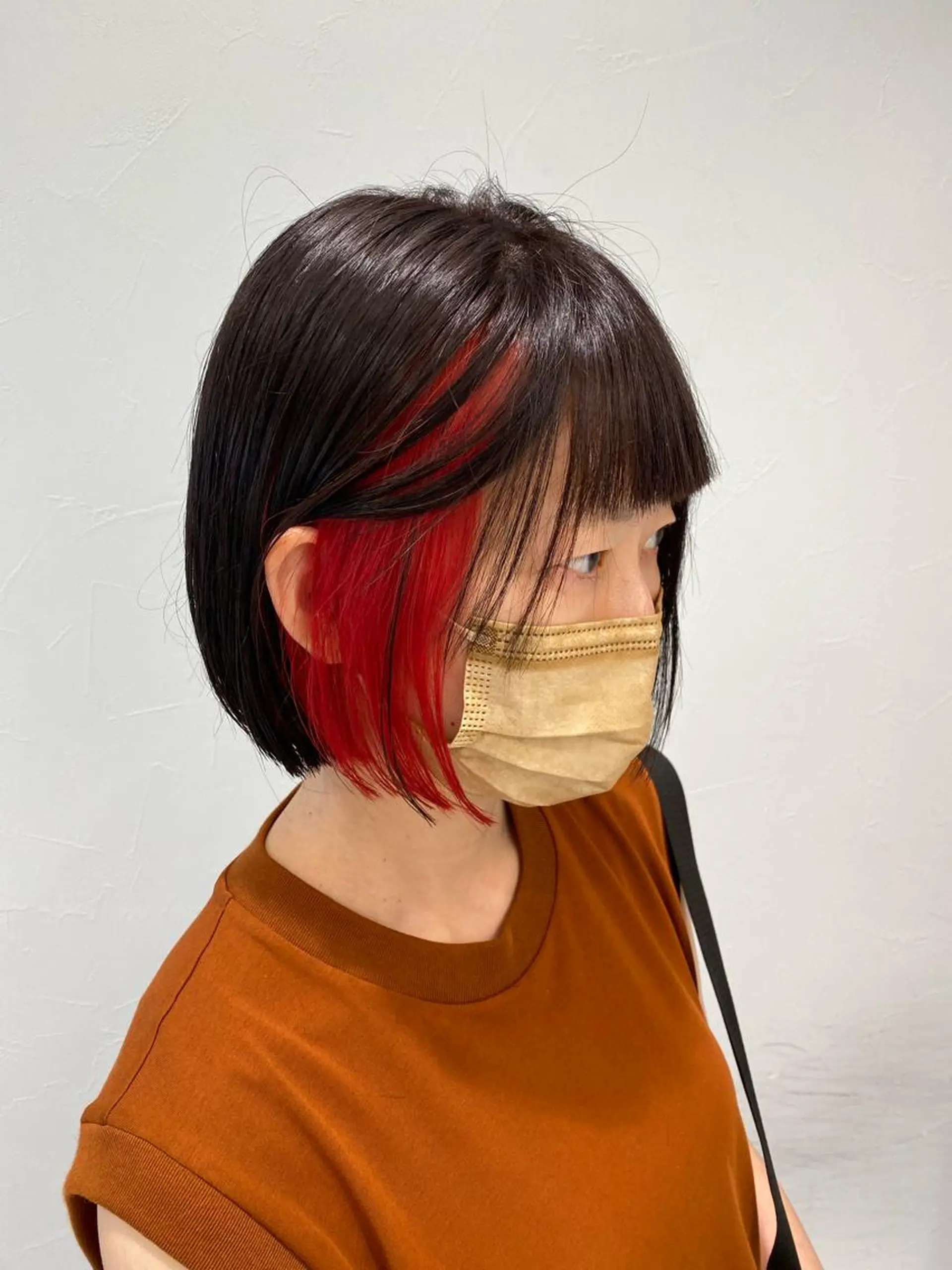 ミディアム カラー インナーカラー ヘアカラー トリートメント 中川 茜里のヘアスタイル