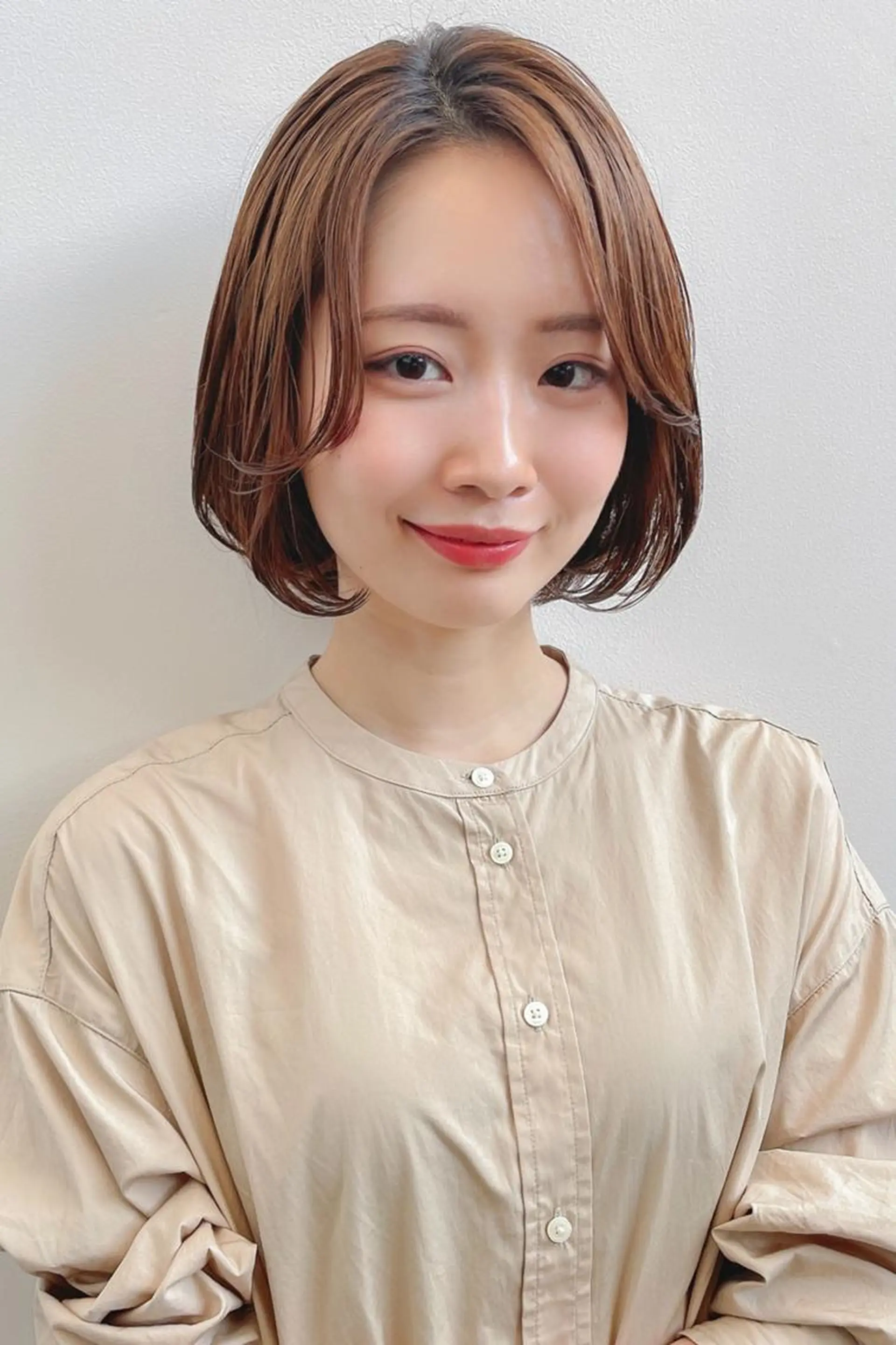 ミディアム 亀山 来未のヘアスタイル