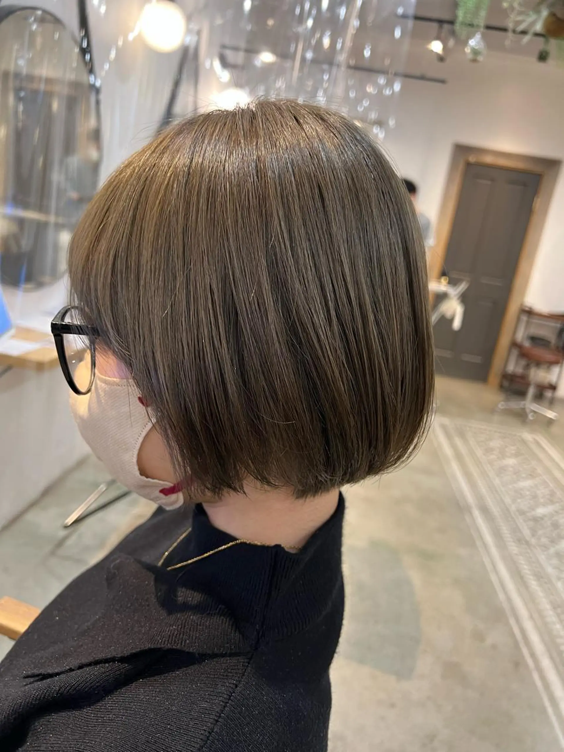 ショート アッシュ ボブ beleefric 🩵チセのヘアスタイル