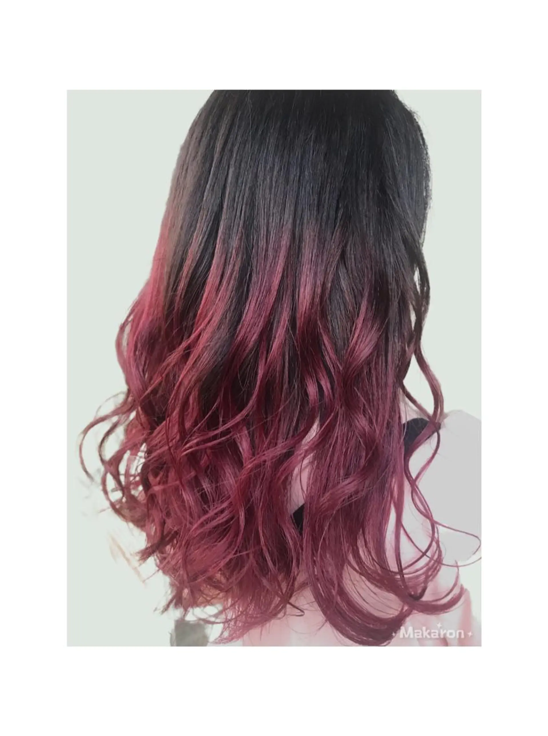 カラー バレイヤージュ hair works raptureのヘアスタイル