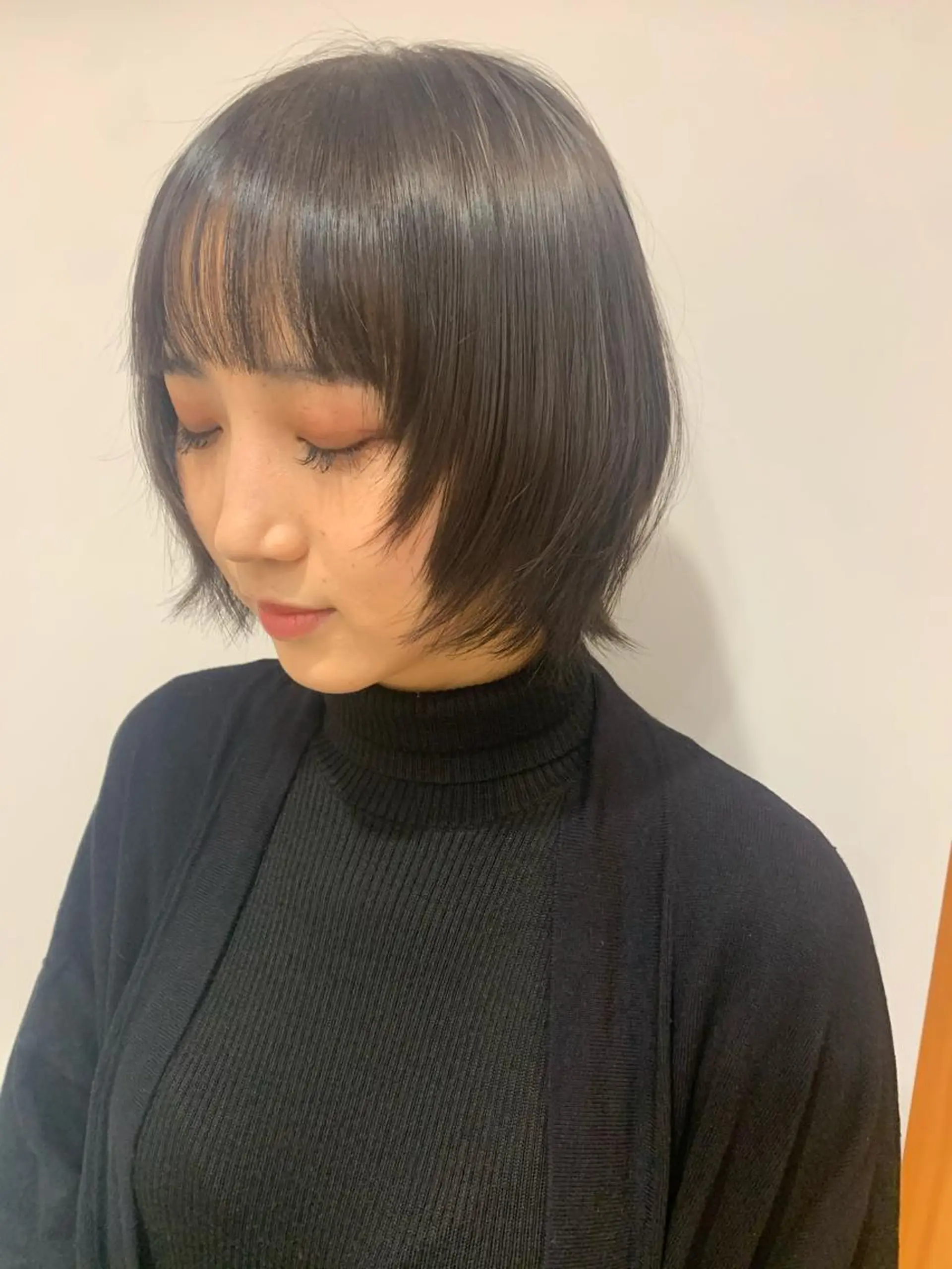 ミディアム カラー ボブ レイヤーカット ウルフカット ウルフボブ カット ヘアカラー トリートメント 中目黒🌼 🌼ハナのヘアスタイル