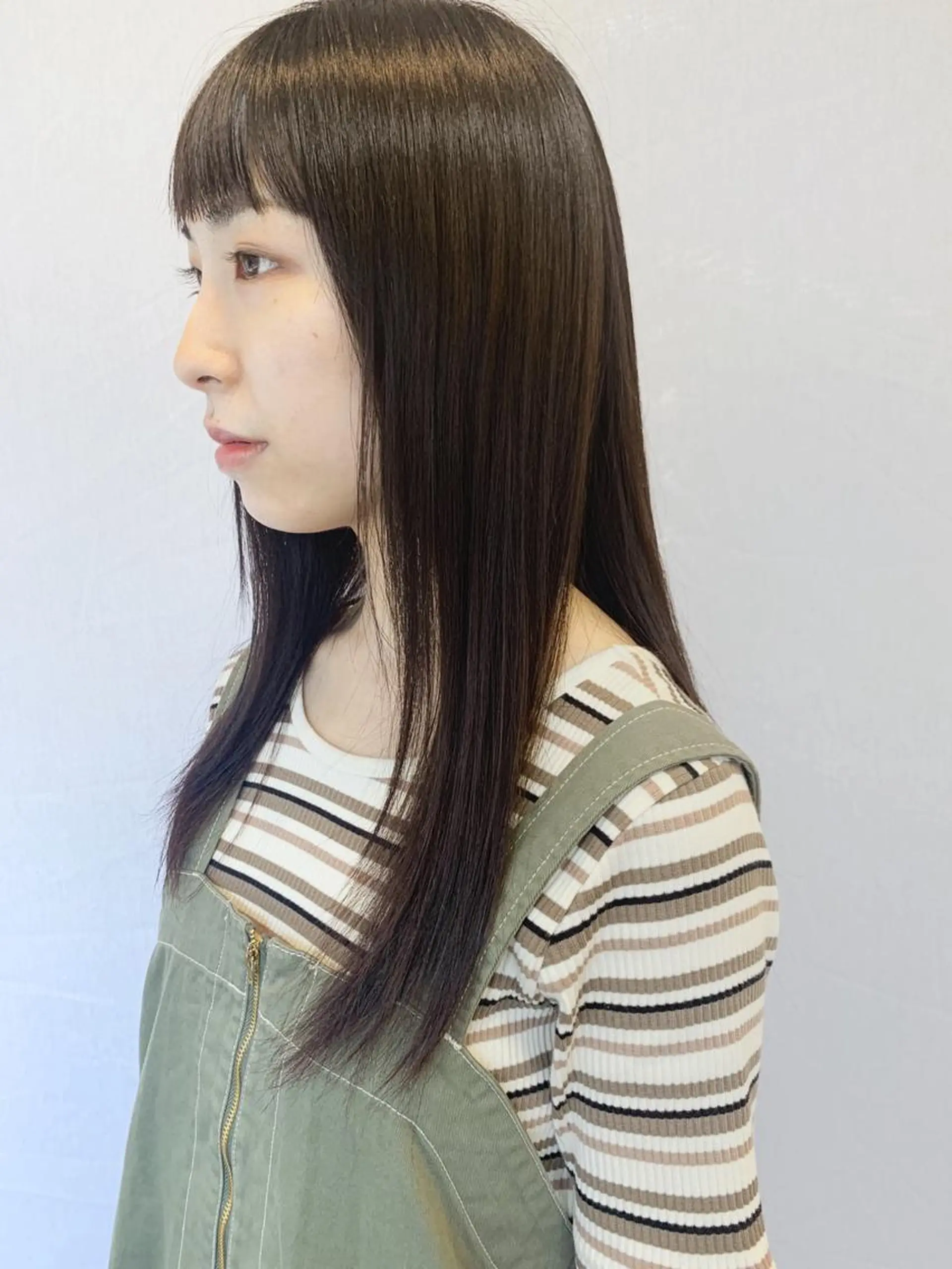 ロング オン眉 トリートメント 酸熱トリートメント カット 縮毛矯正 トリートメント 【ボブ/個室サロン】 癒し空間mimuraのヘアスタイル