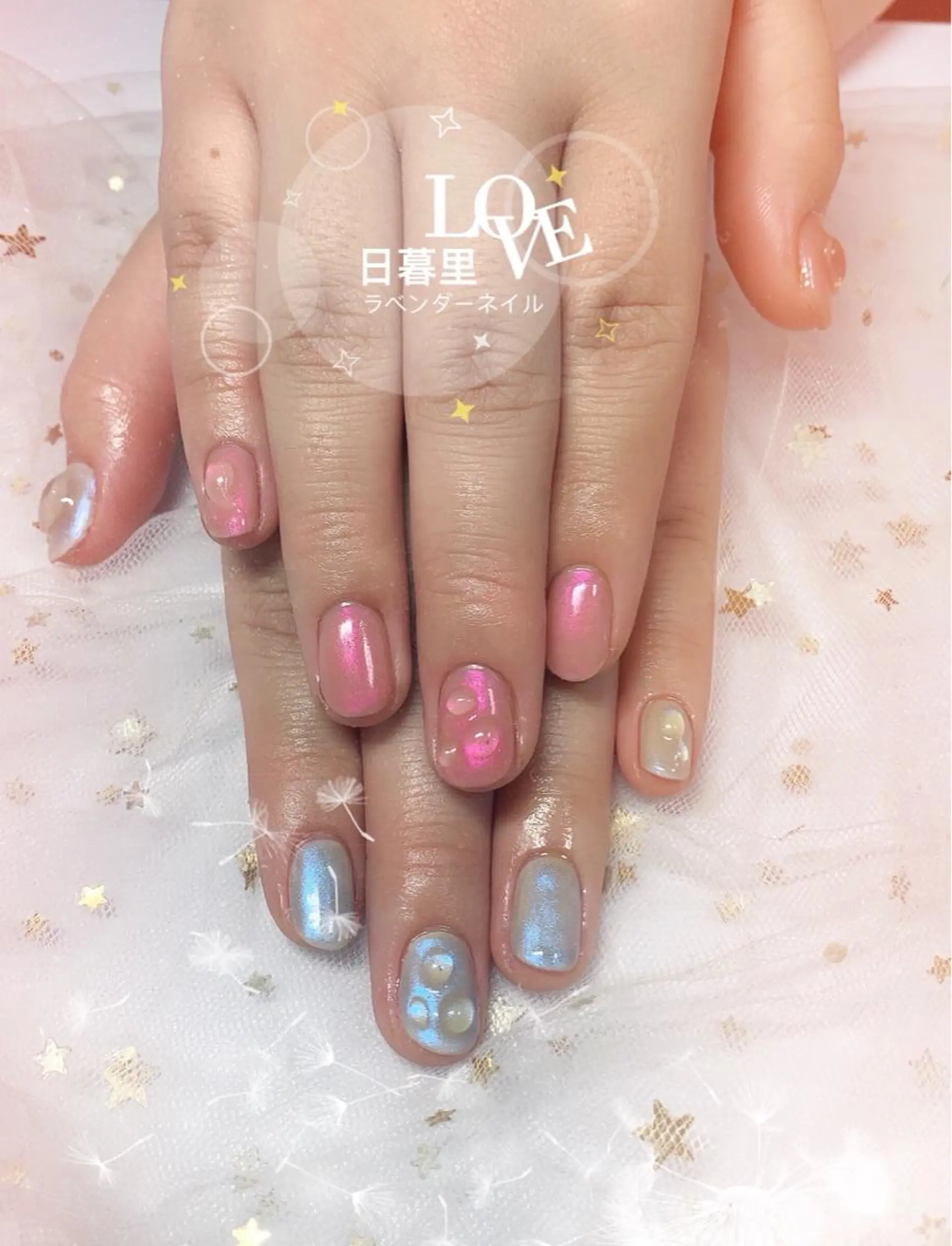 ネイル ラベンダー💖日暮里 ルル💖ネイルのネイルデザイン