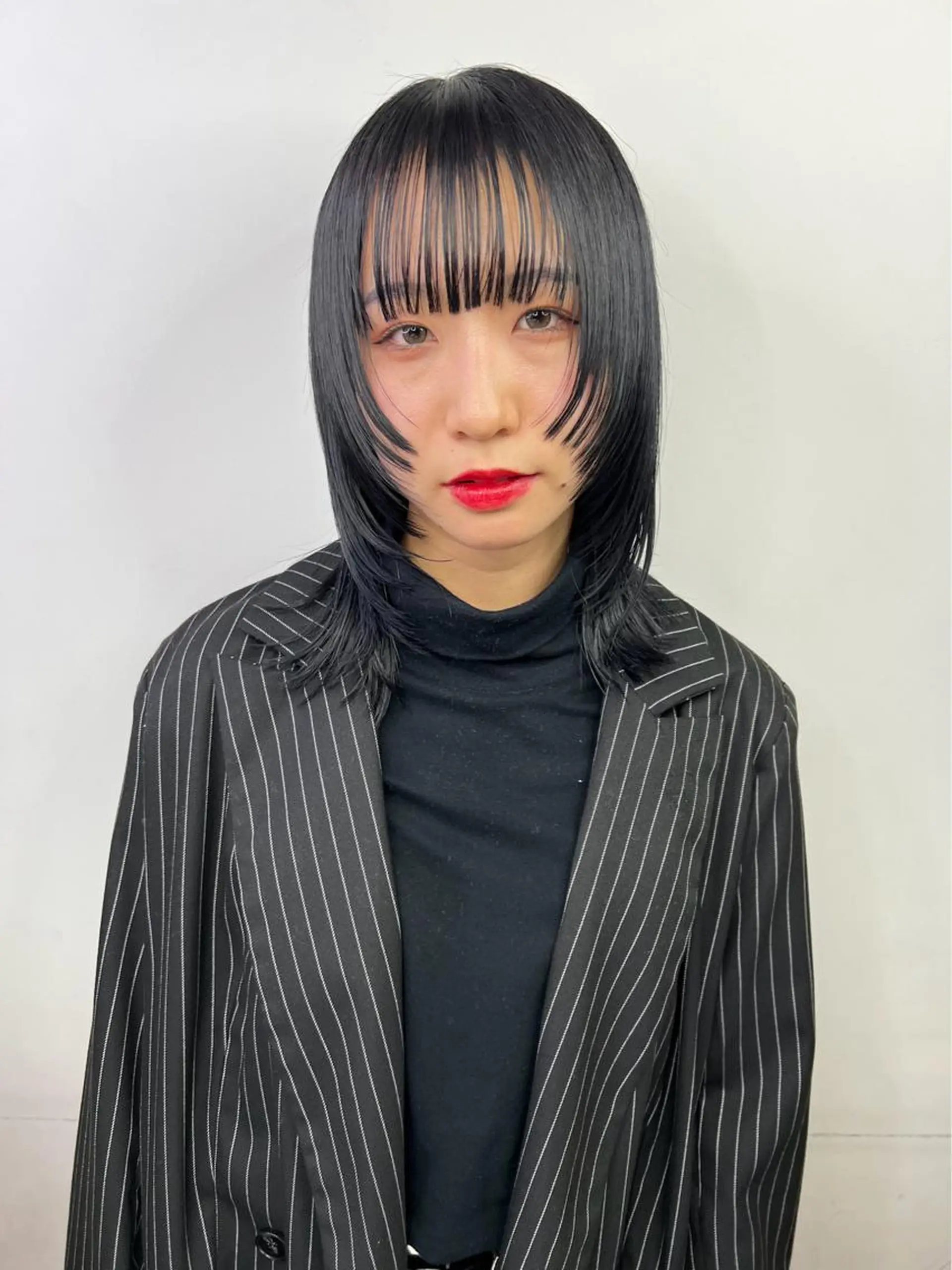 ミディアム 【ロングウルフカット 姫カット】伊藤裕哉のヘアスタイル