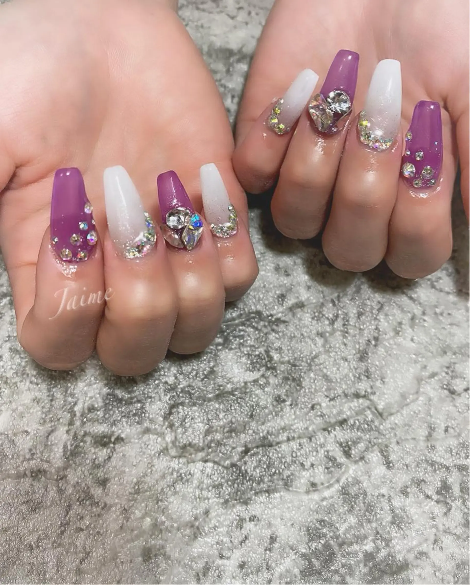 セミロング ネイル Jaime Yuiのネイルデザイン