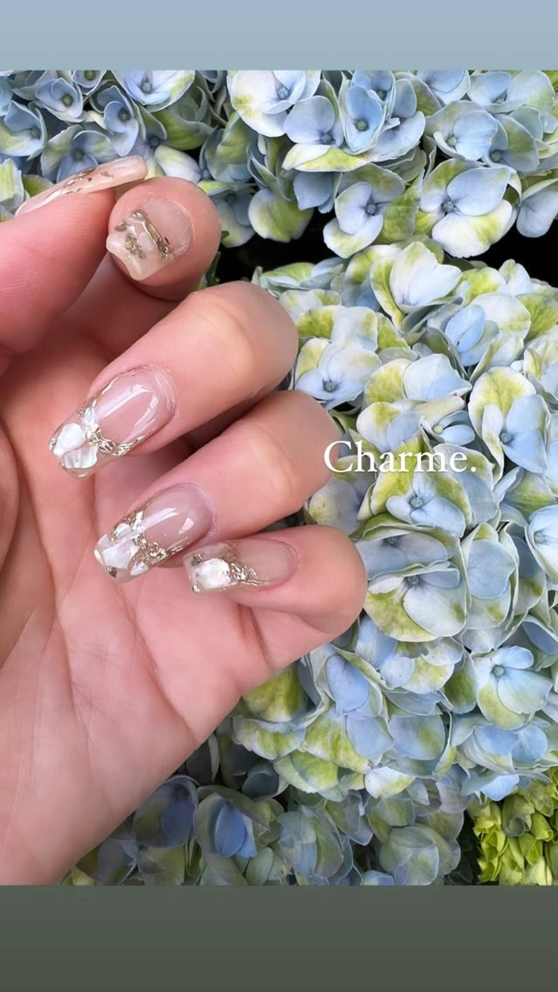 ネイル 持ち込み ニュアンスネイル Charme. NOBUKOのネイルデザイン