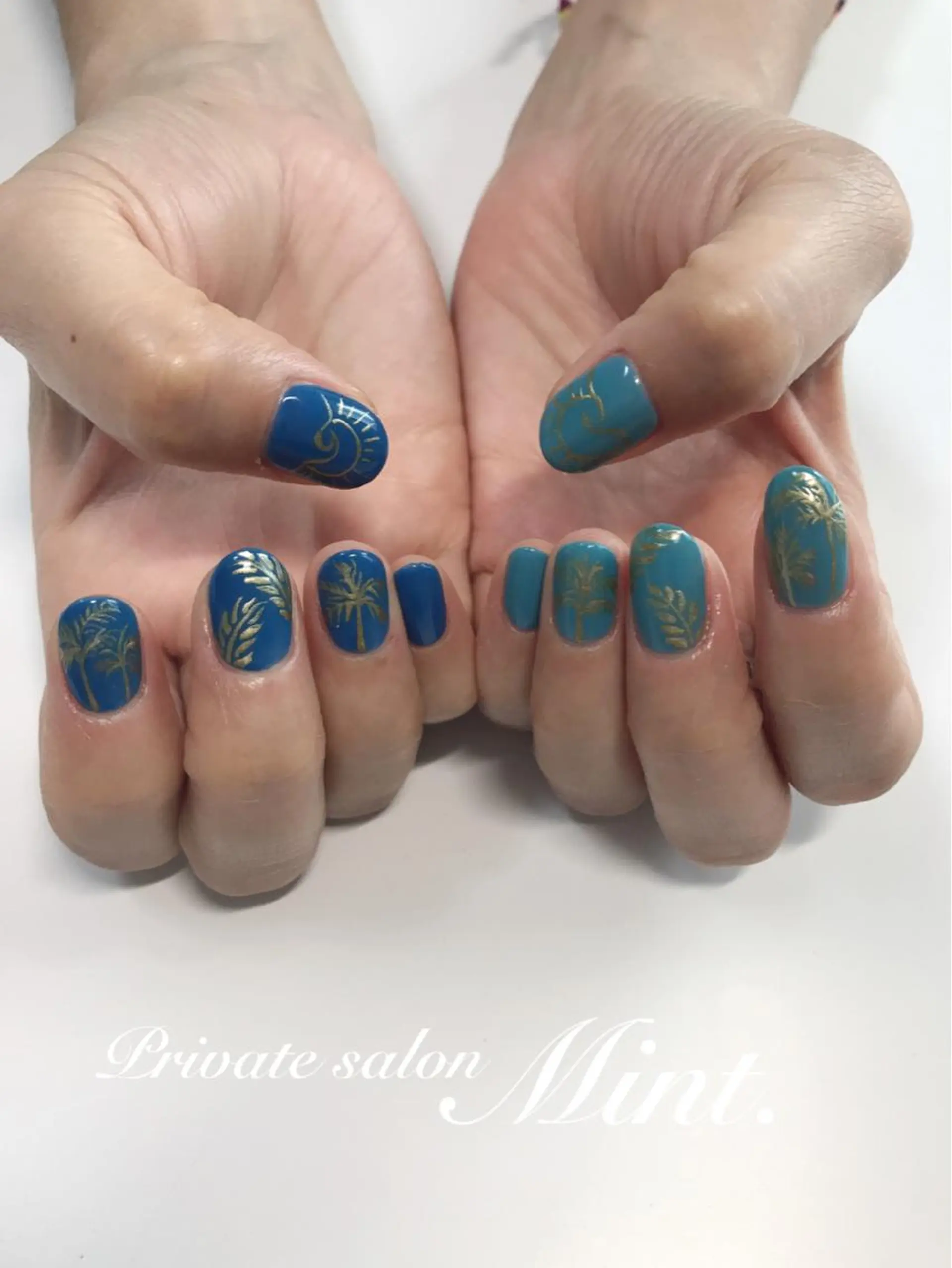 ショート ネイル ジェルネイル ハンドネイル Mint. nailのネイルデザイン
