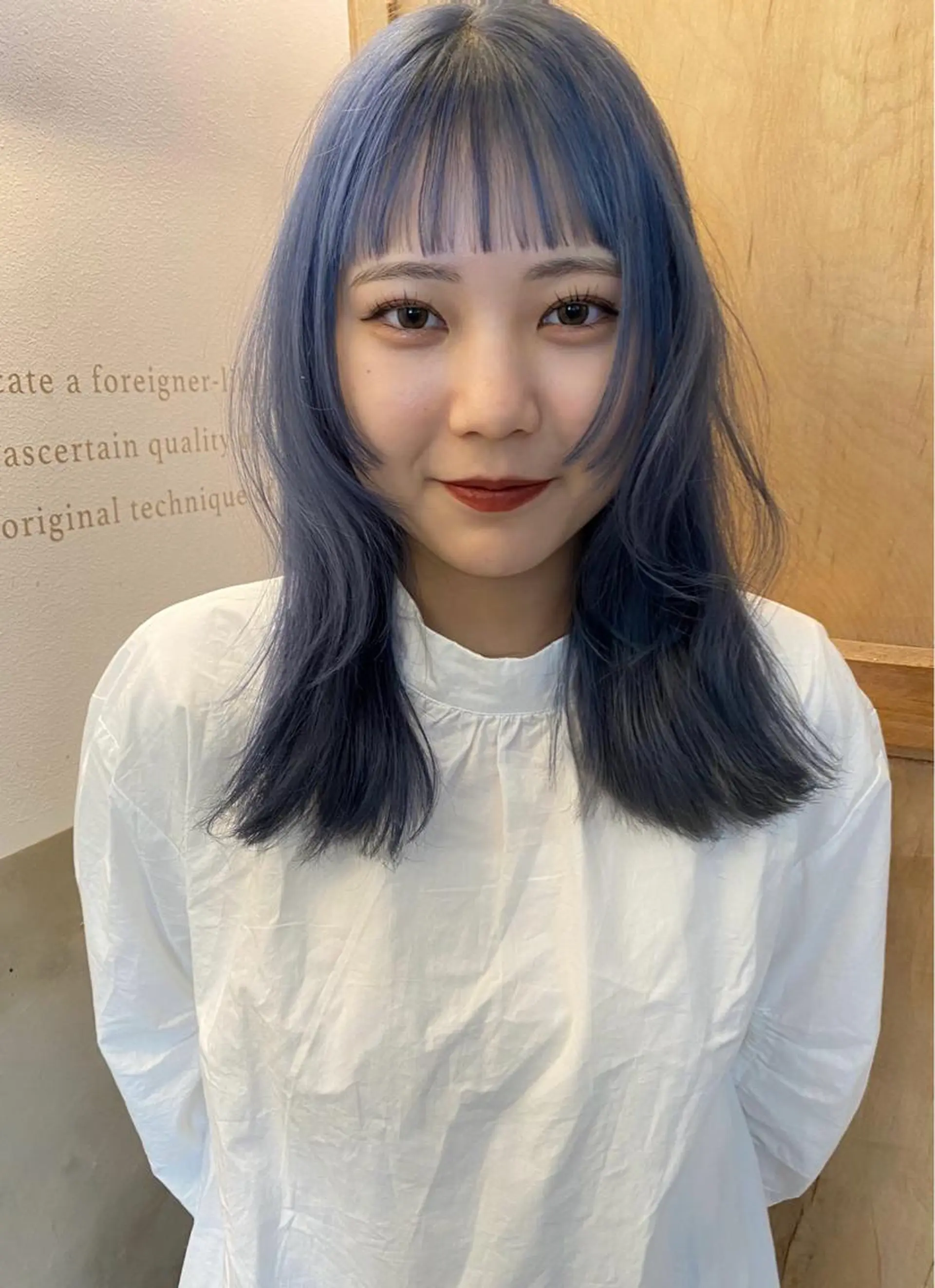 セミロング カラー カット ヘアカラー Pia ツボイ ケイタのヘアスタイル