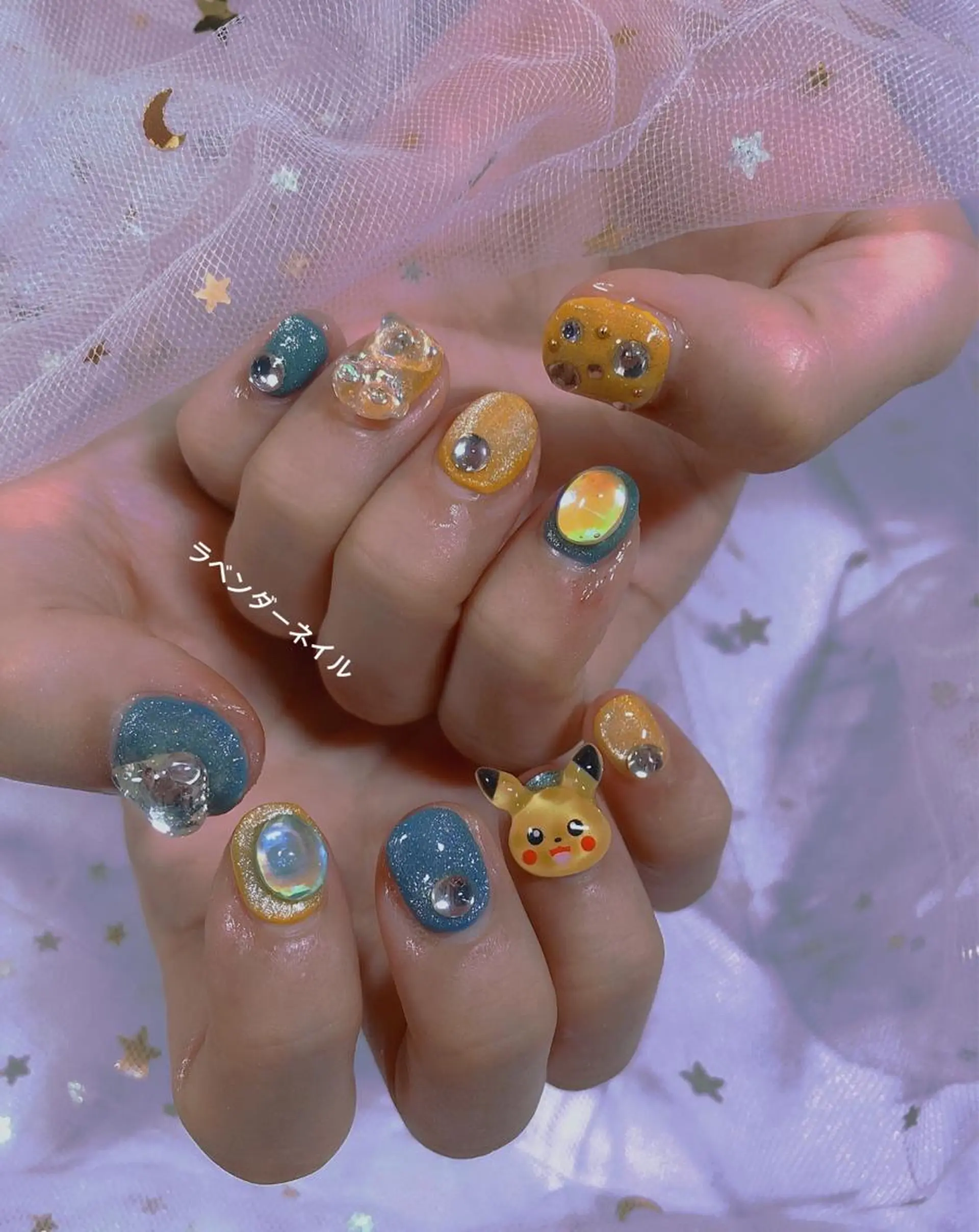 ネイル ラベンダー💖日暮里 ルル💖ネイルのネイルデザイン