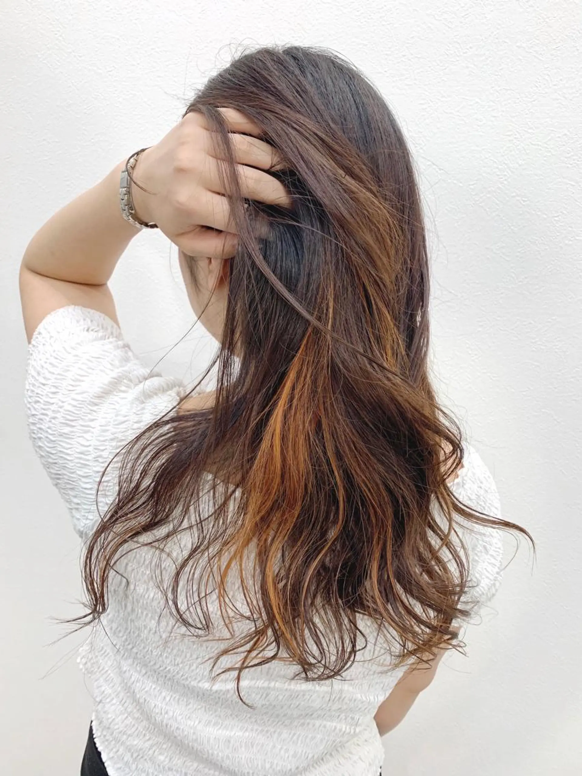 ロング カラー 学生 酸性ストレート/ブリ ーチなし/中村 匠のヘアスタイル