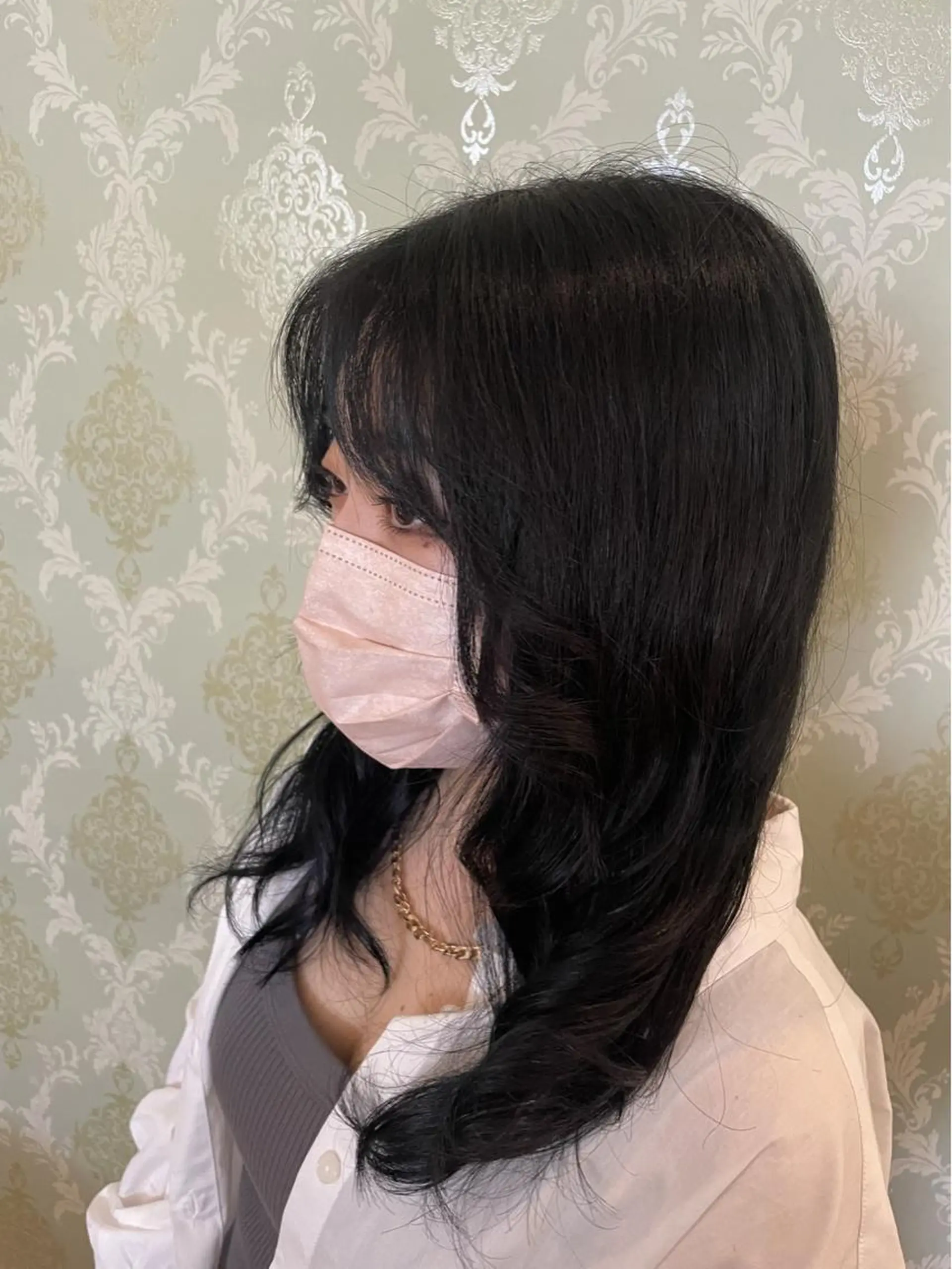 セミロング カラー EARTH中島 秋桜久のヘアスタイル