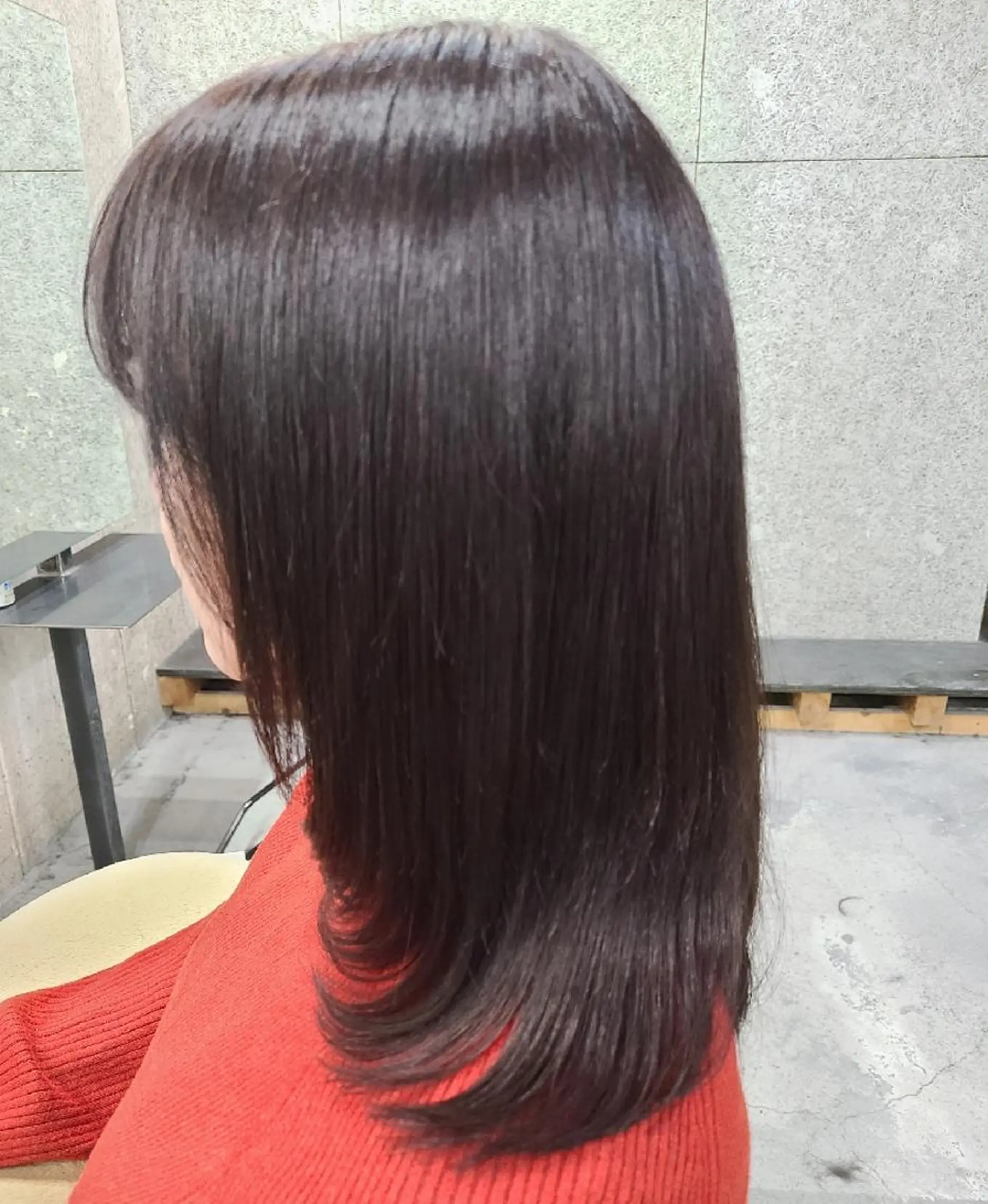 セミロング カラー ブラウンカラー バイオレットカラー カット ヘアカラー トリートメント terra✂️川嶋 大輔のヘアスタイル