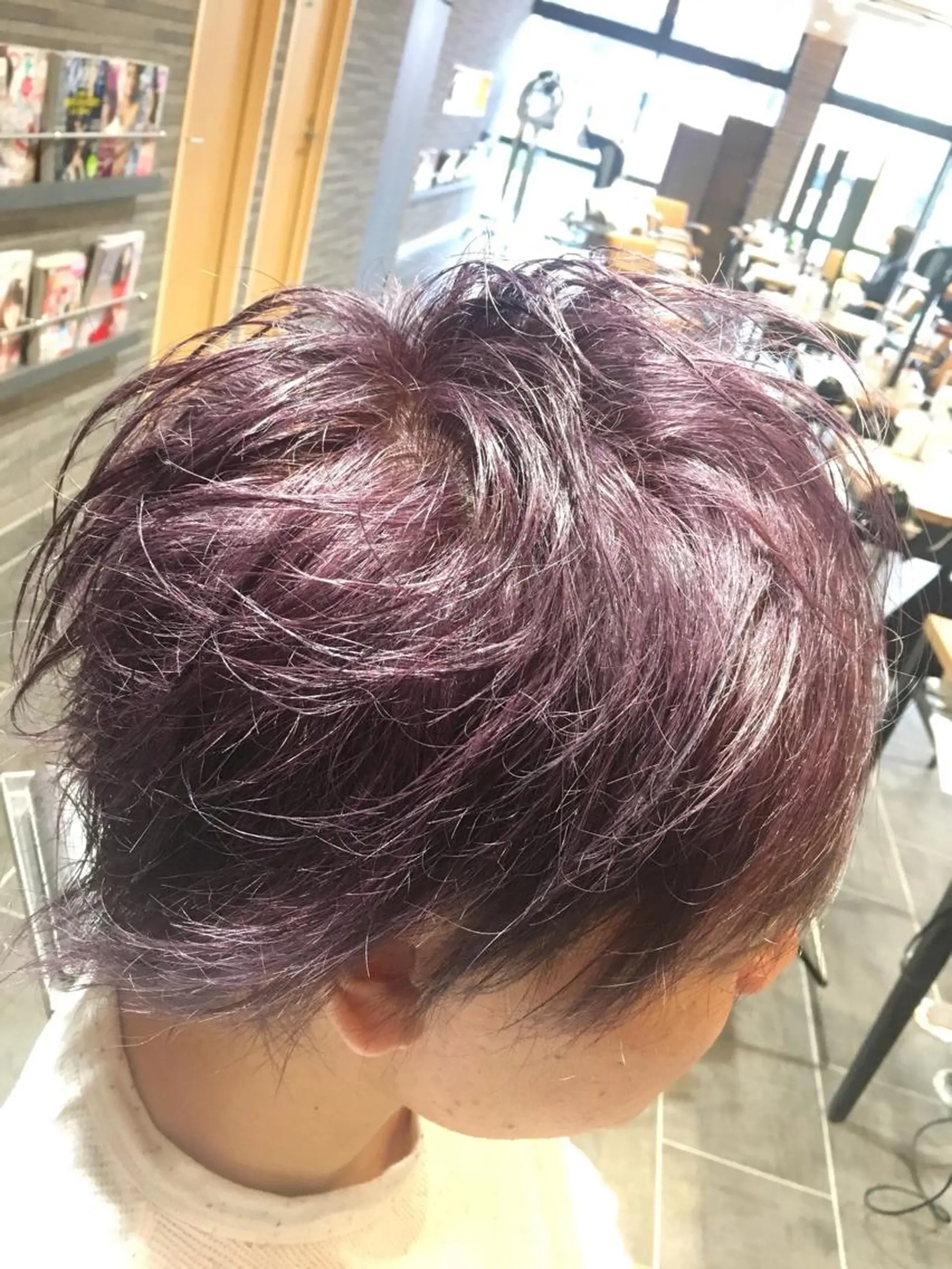 ショート カラー メンズ 吉村 周馬のヘアスタイル