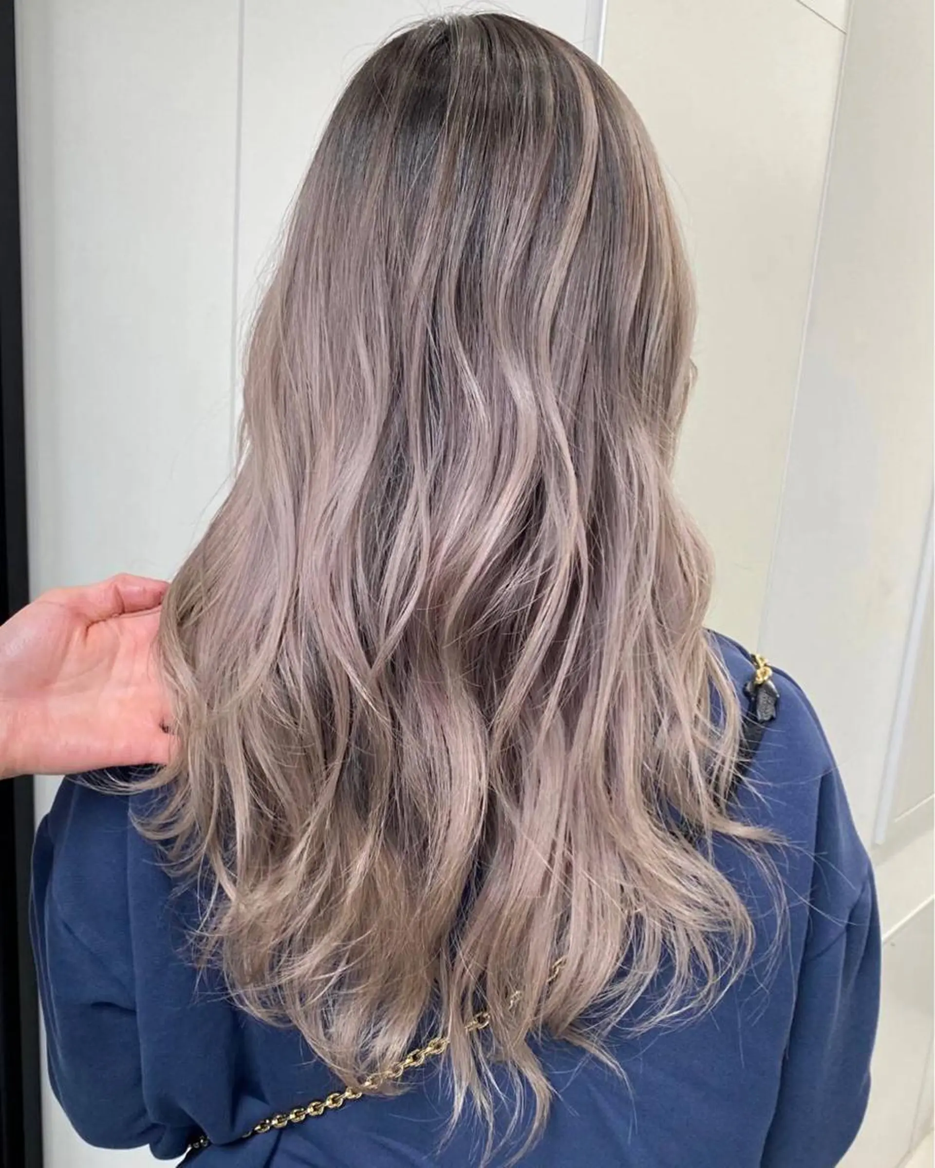 ロング カラー ブリーチ ✨siesta‪✨ momoko.＊のヘアスタイル