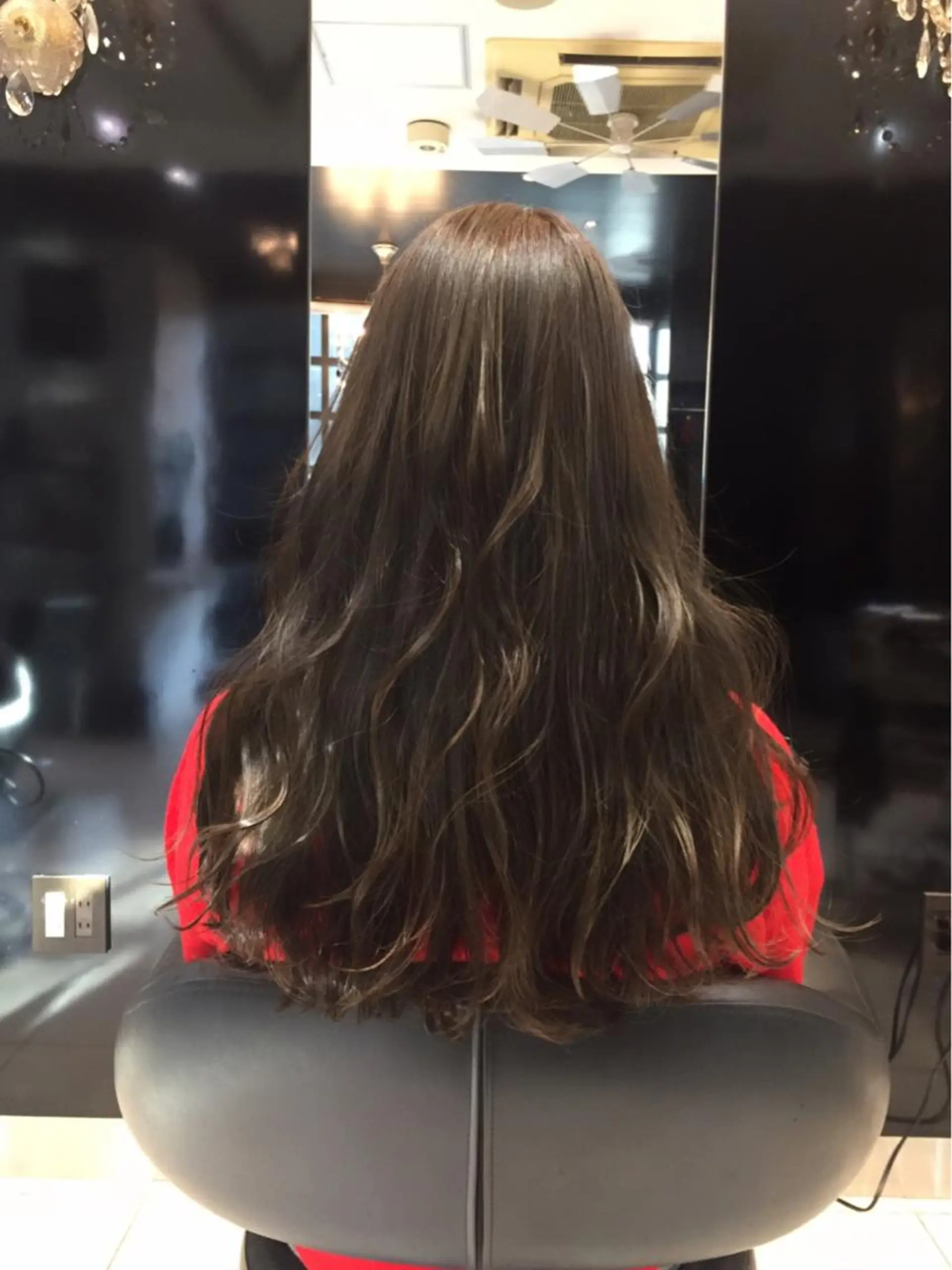 ロング アッシュ ロング natsu fujinoのヘアスタイル