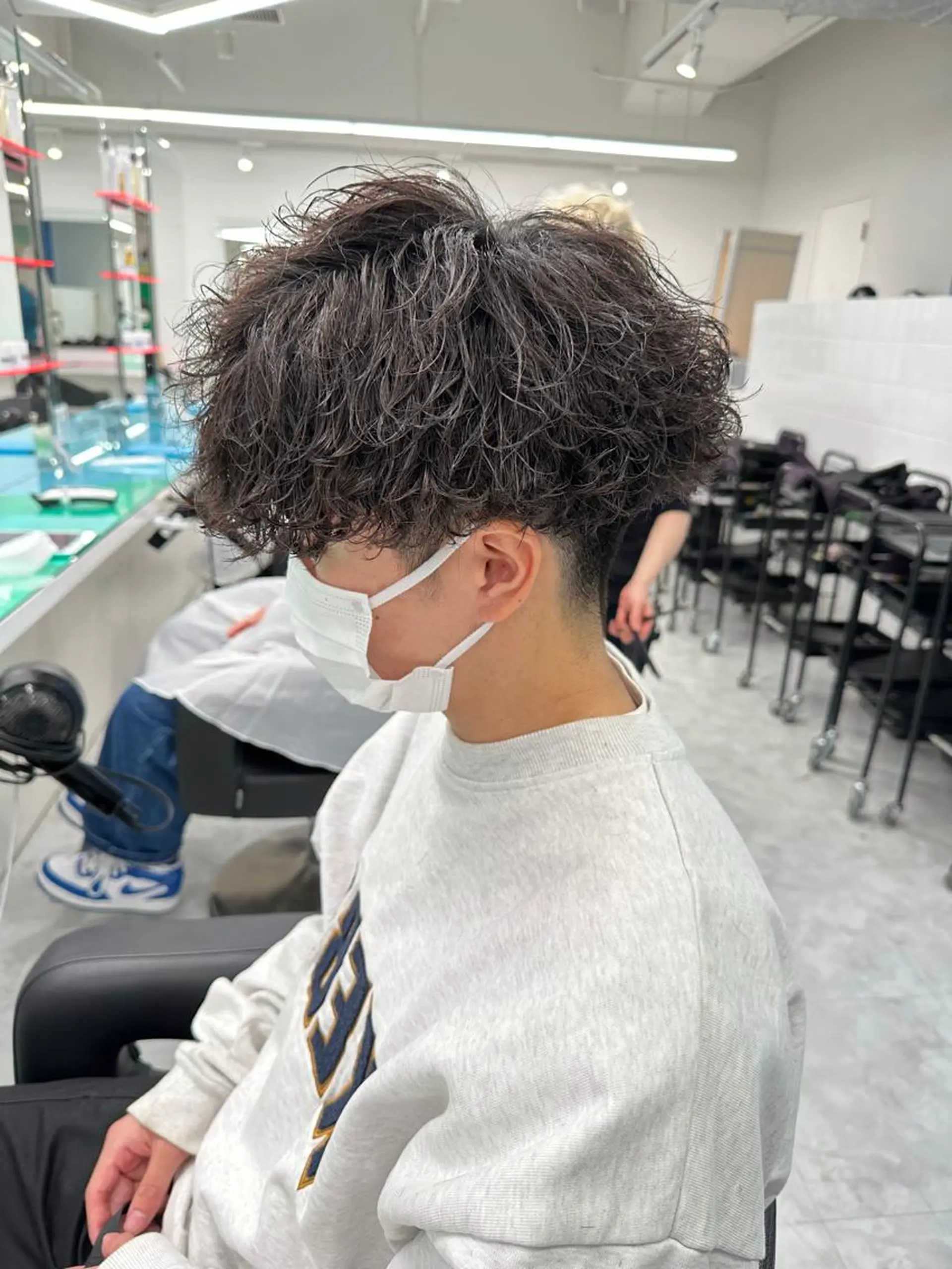 ショート カラー パーマ メンズ 【メンズサロン】 BLUCK 横浜のヘアスタイル