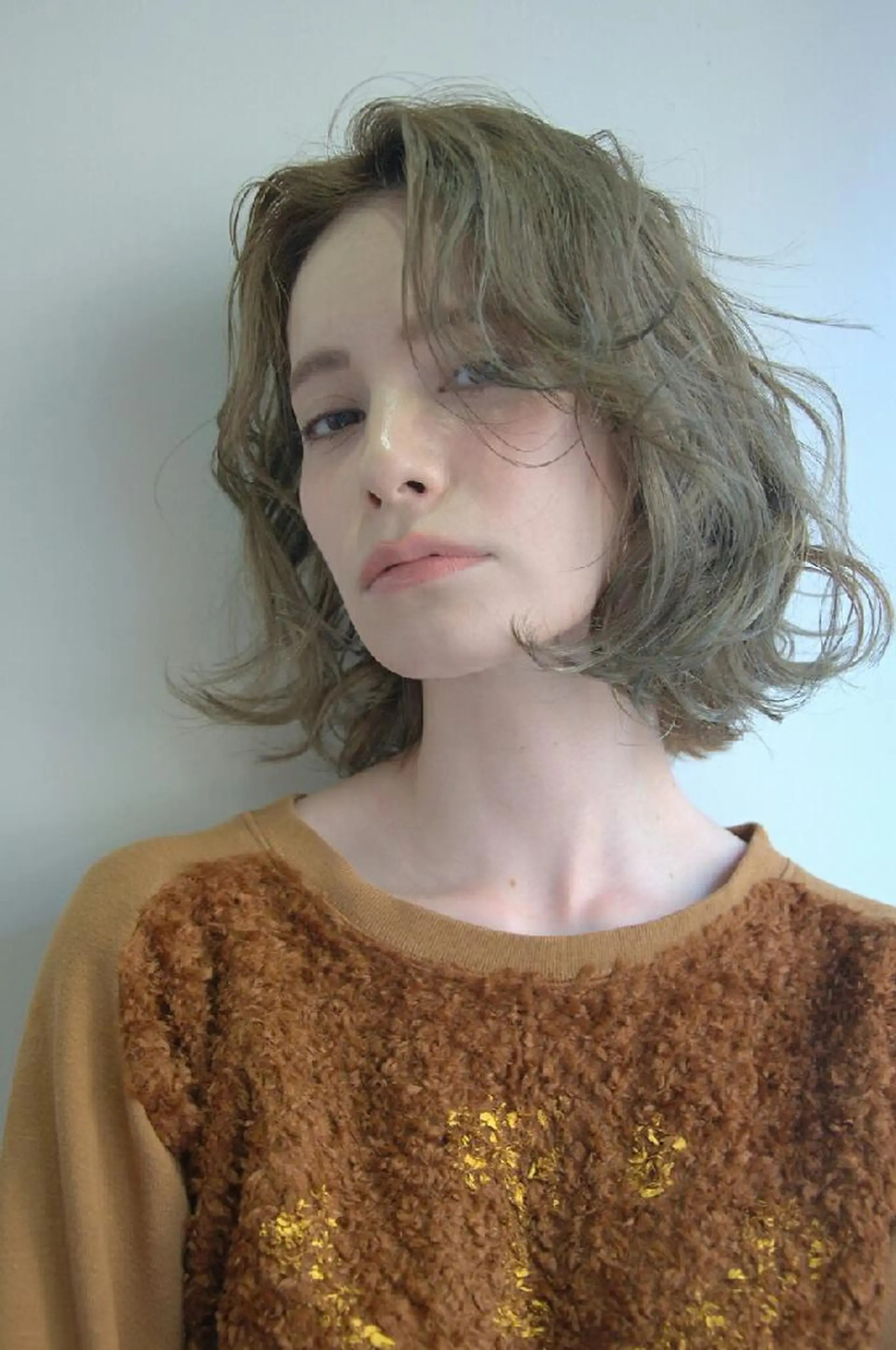 ミディアム パーマ カラー ロング トリートメント OKAMOTO SUSUMUのヘアスタイル