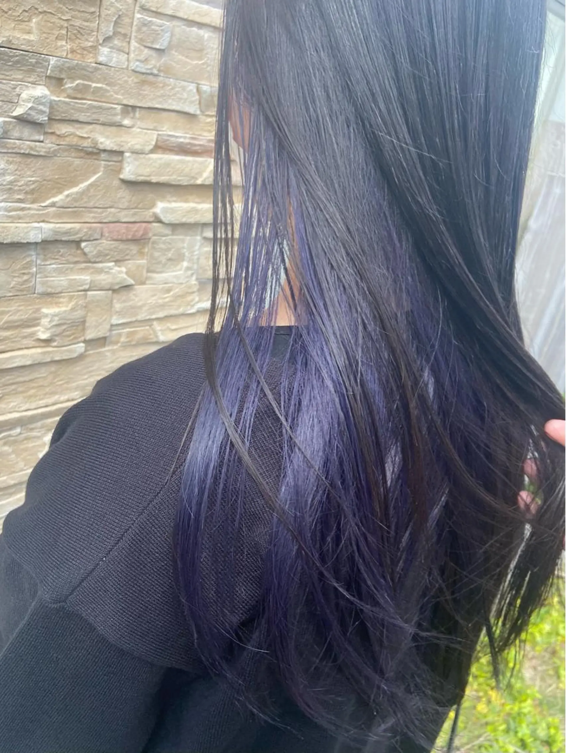 ロング シールエクステ エクステ ハイライト 韓国風ヘア ロング 杉木 勝太のヘアスタイル