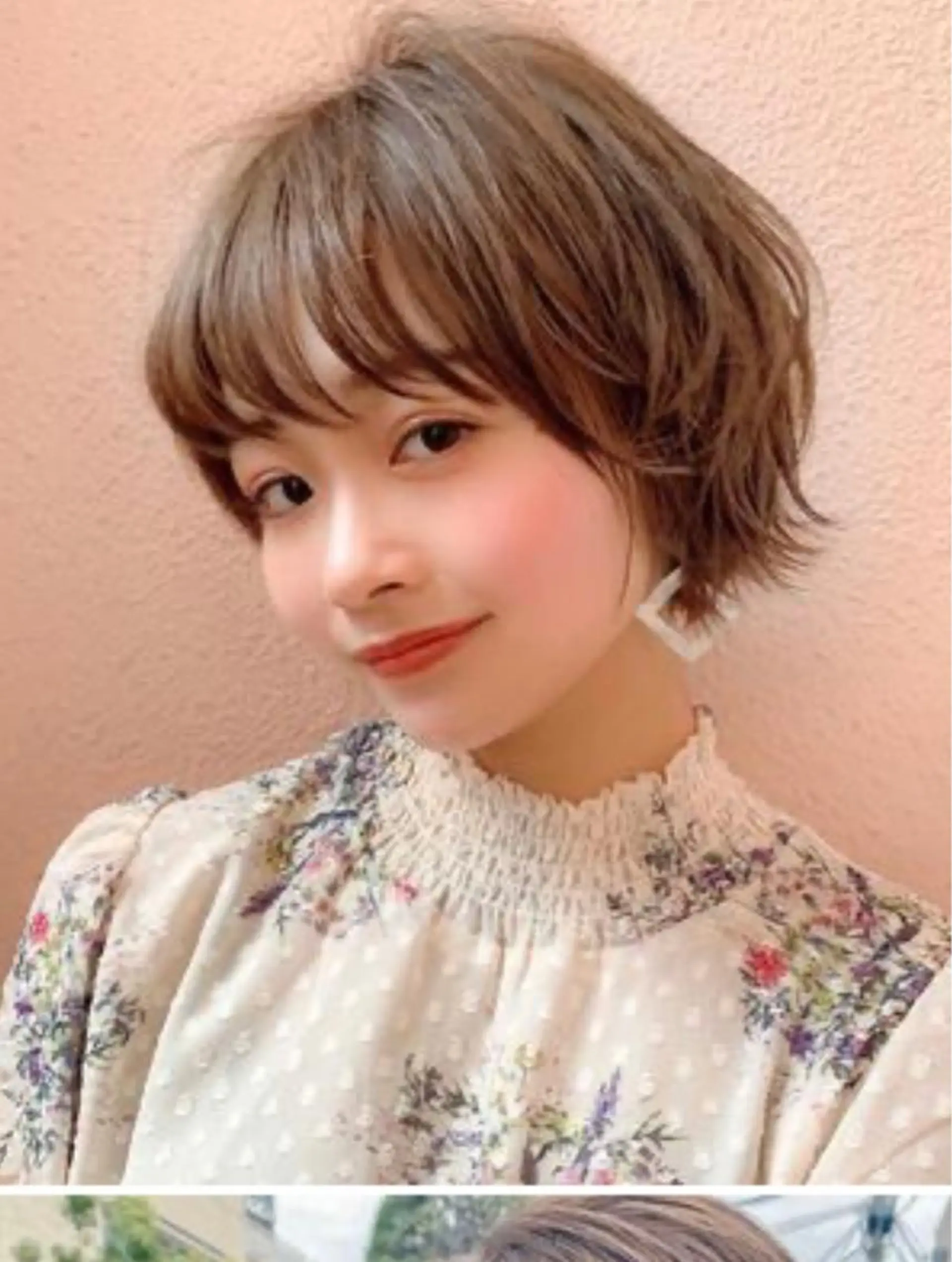 ショート 柴田 日菜子のヘアスタイル