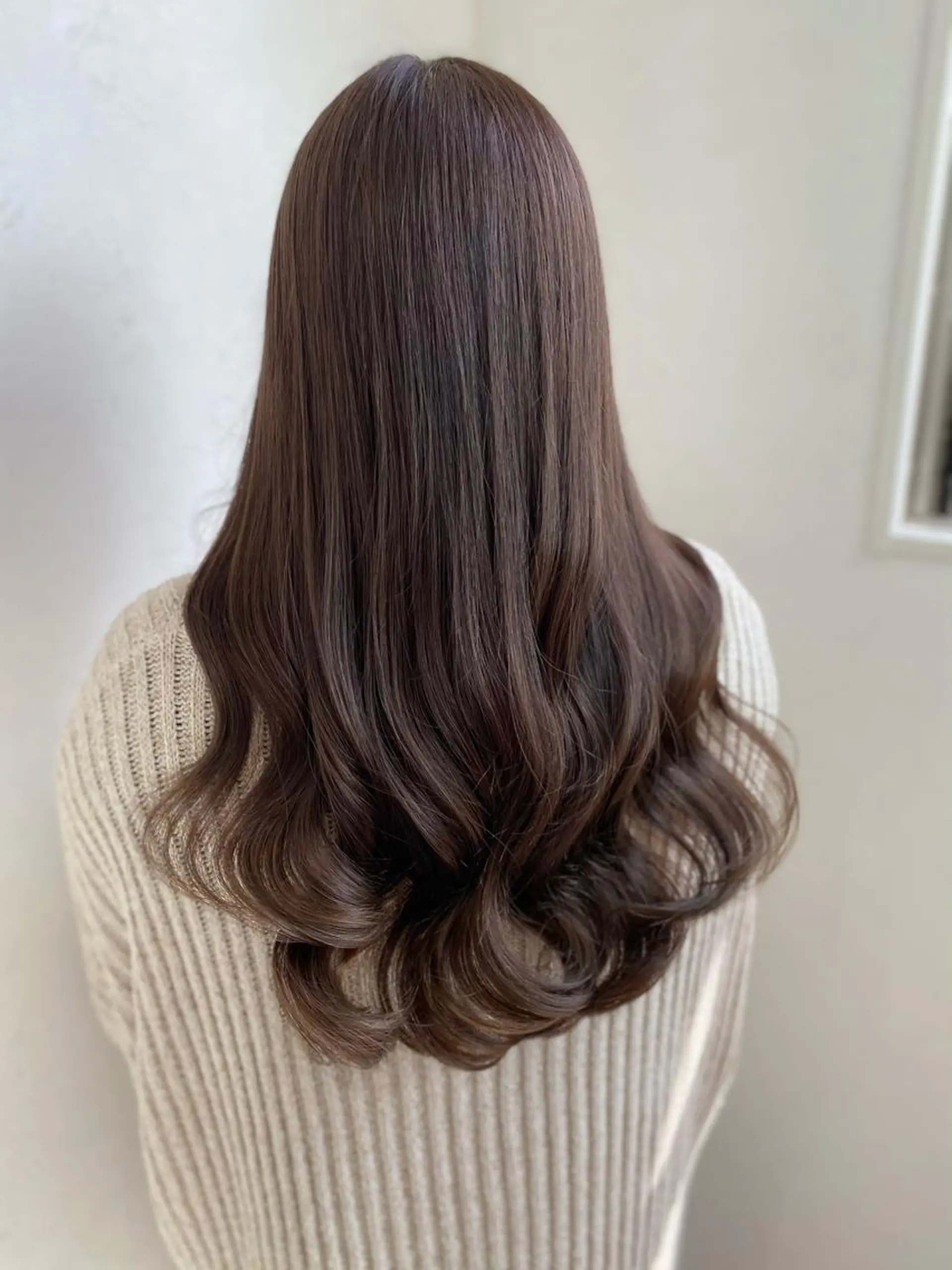 ロング ヨシンモリ ヘアカラー トリートメント 💓永坂　美由紀💓 Aujuaソムリエのヘアスタイル